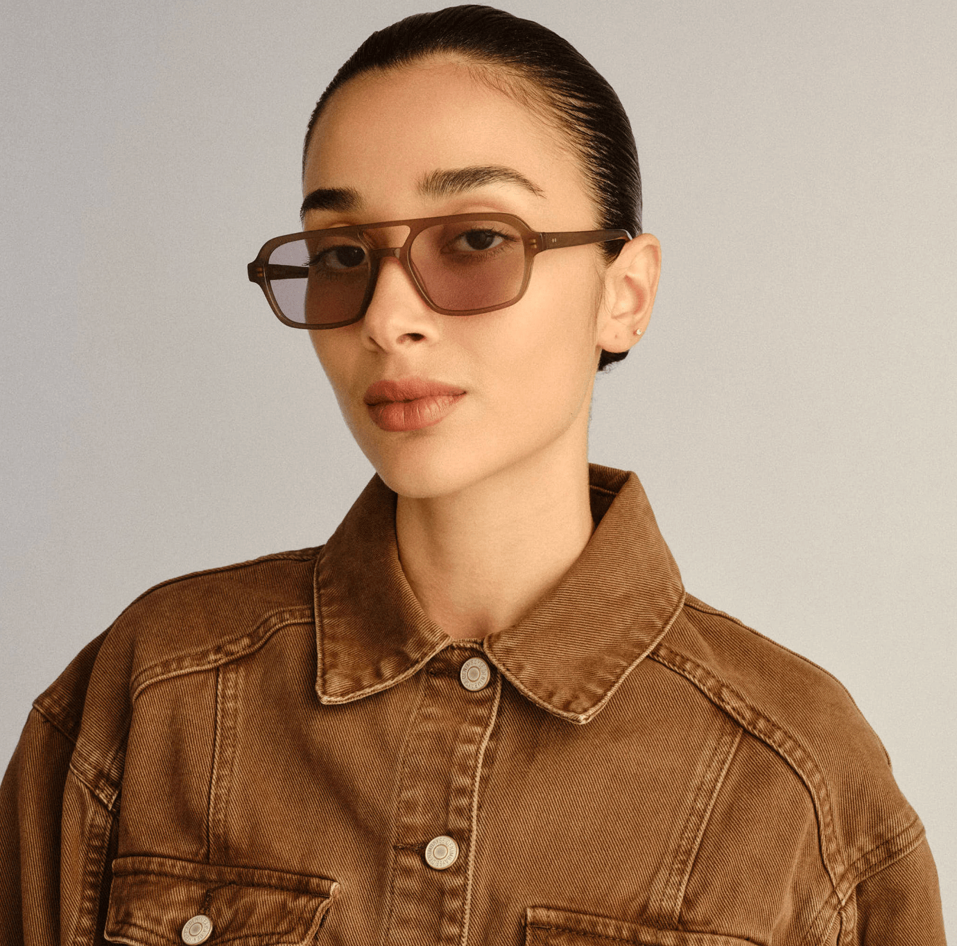 Luv Lou Sunglasses The Dusty - Mushroom