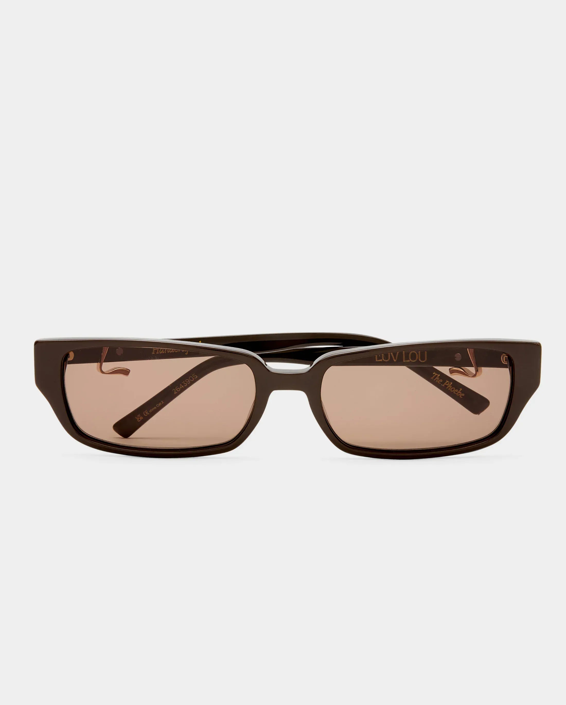 Luv Lou Sunglasses The Pheobe - Dark Chocolate