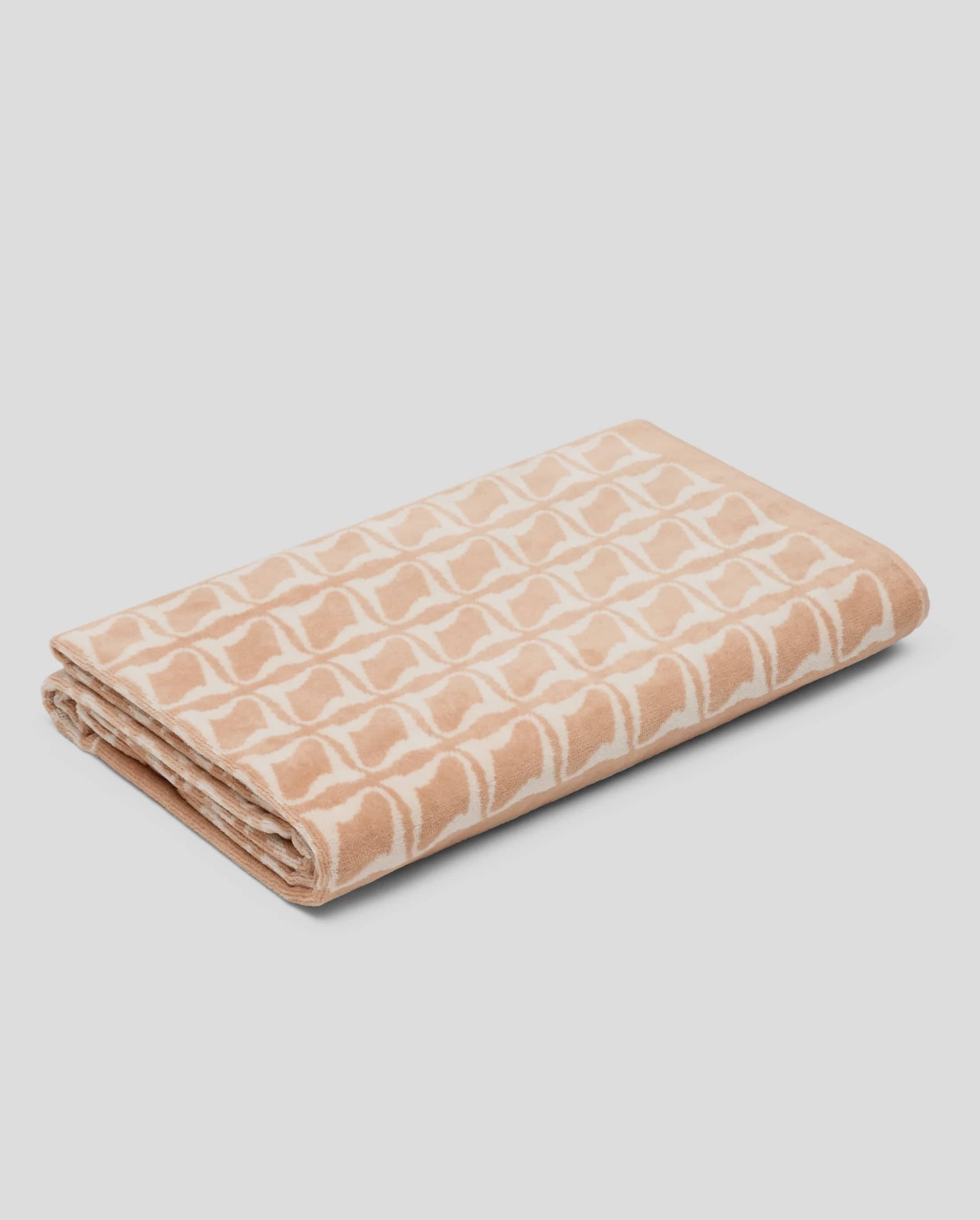 Luv Lou Towels Beach Towel - Beige/ Cream