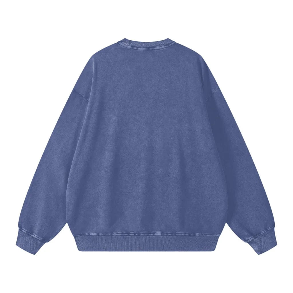 Maku Sweaters Maku | Mermaid LA Sirene Crew Neck - Jeans Blue Snow Wash