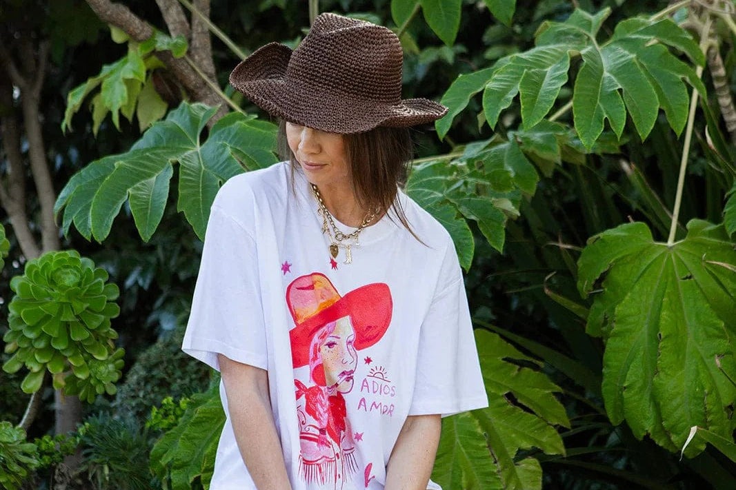 Maku Tees Maku | Adios Amore Oversize Tee - White