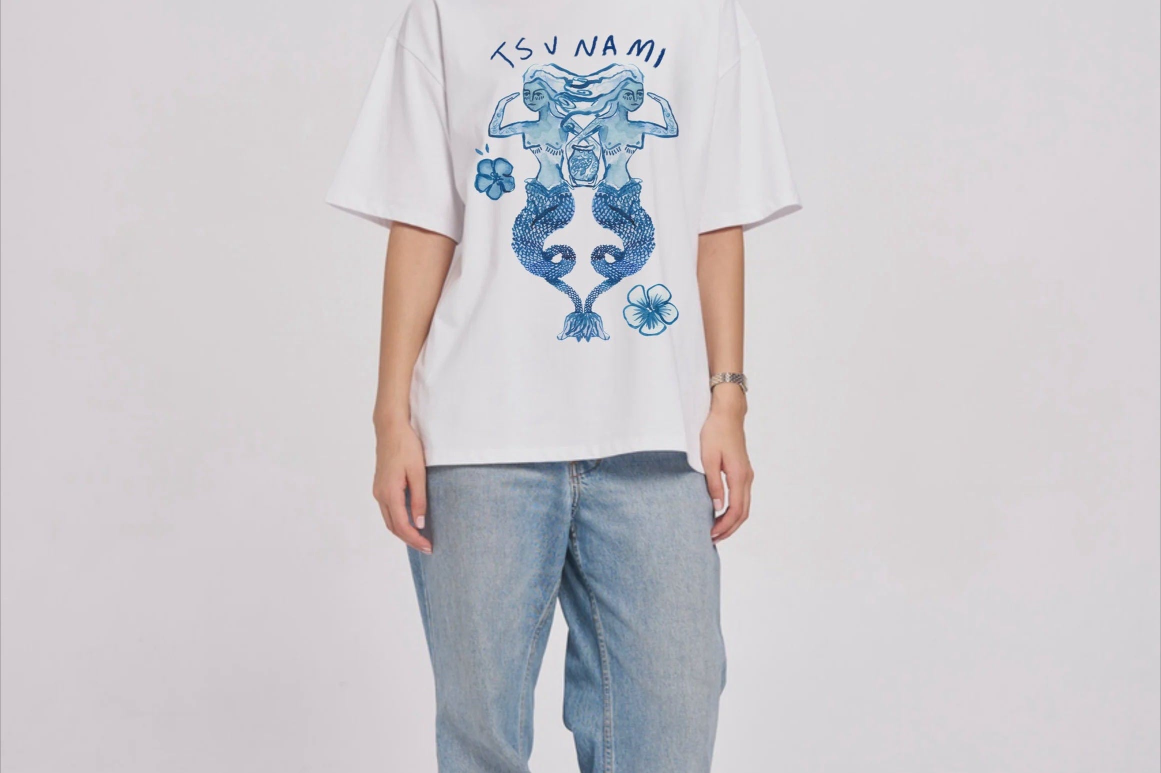 Maku Tees Maku | Tsunami Maiden Oversize Tee