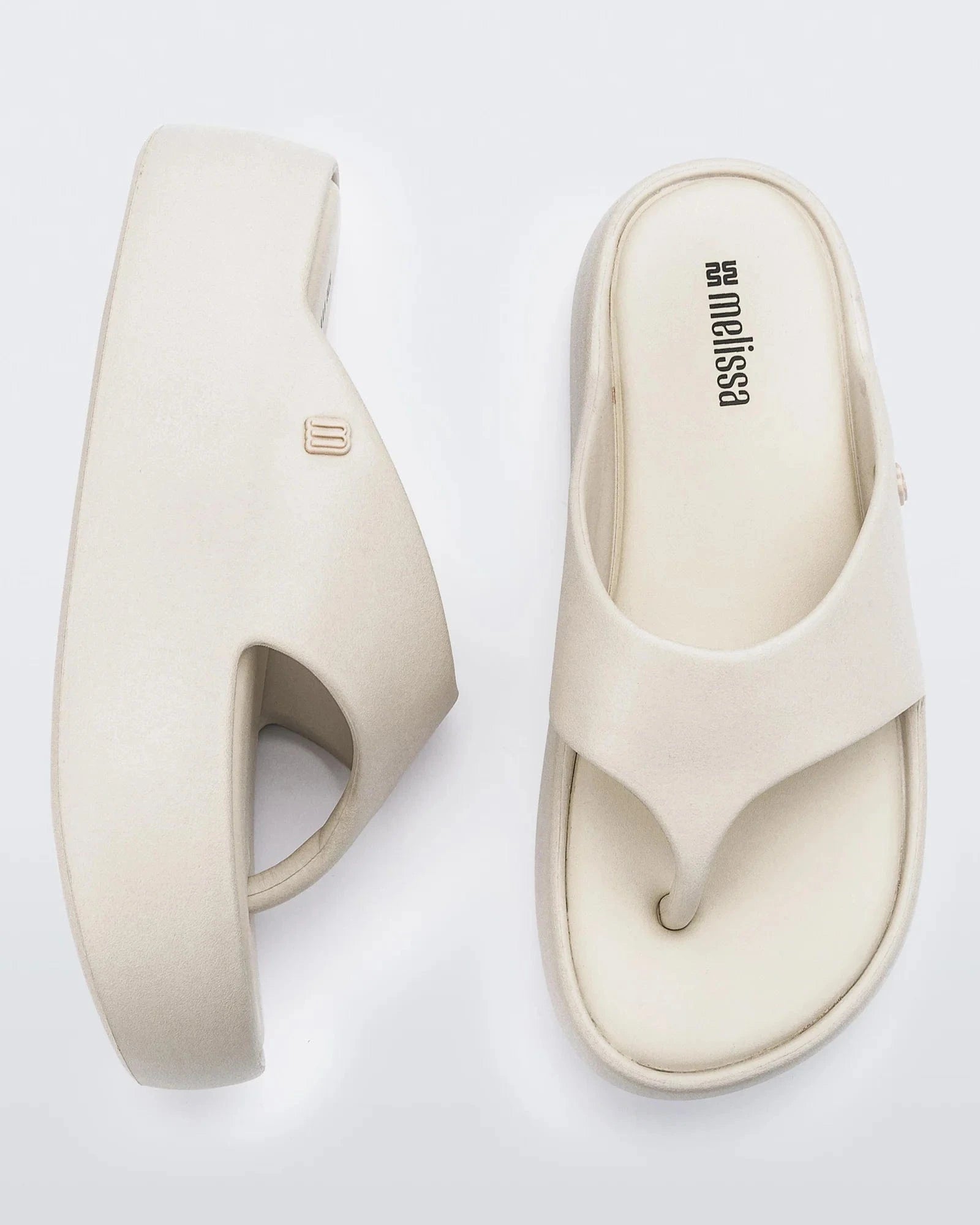 Melissa Footwear Free Platform Thong - Beige