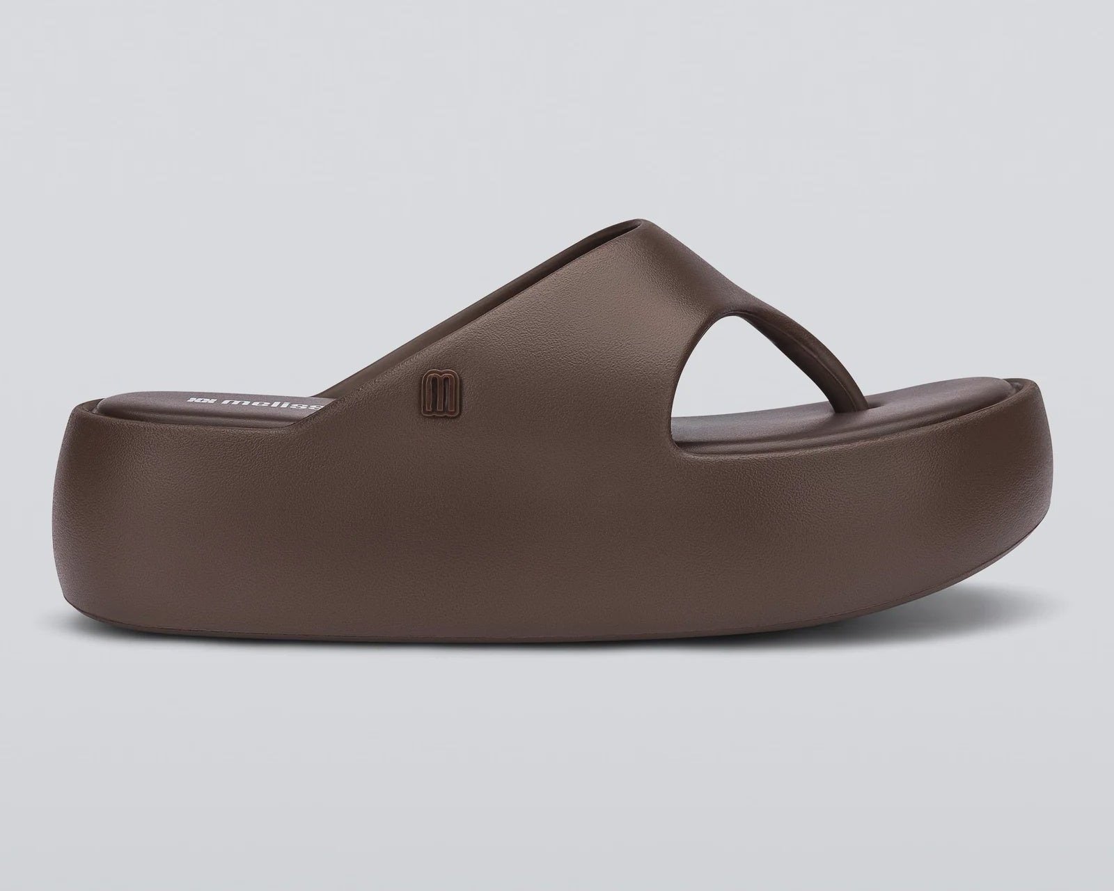 Melissa Footwear Free Platform Thong- Bronze