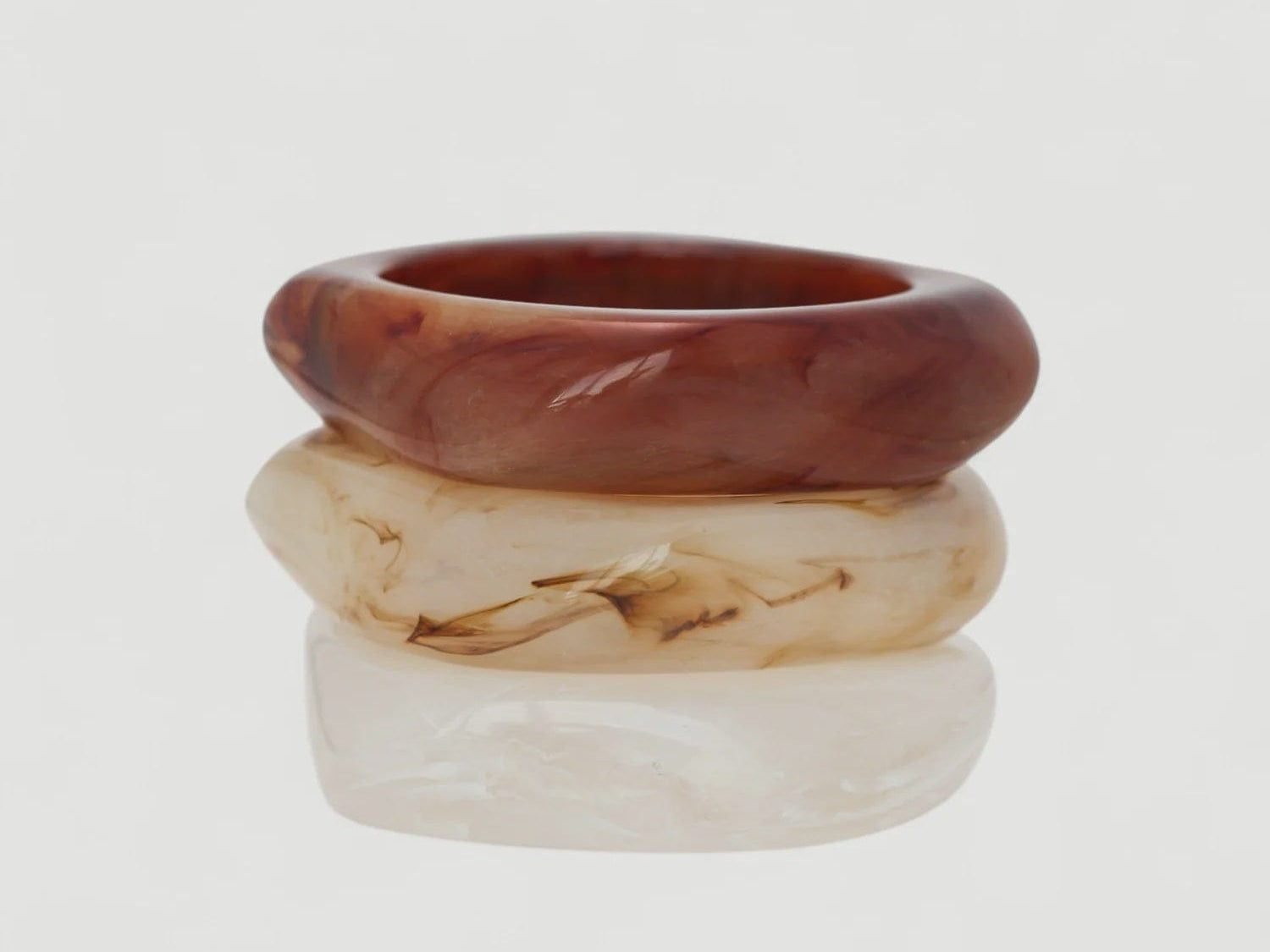 Miss Cecilia Bracelets Sculpted Square Bangle