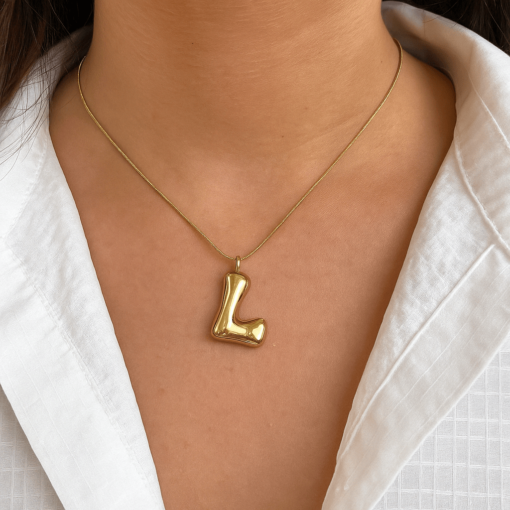Miss Cecilia Necklaces Bubble Letter Necklace