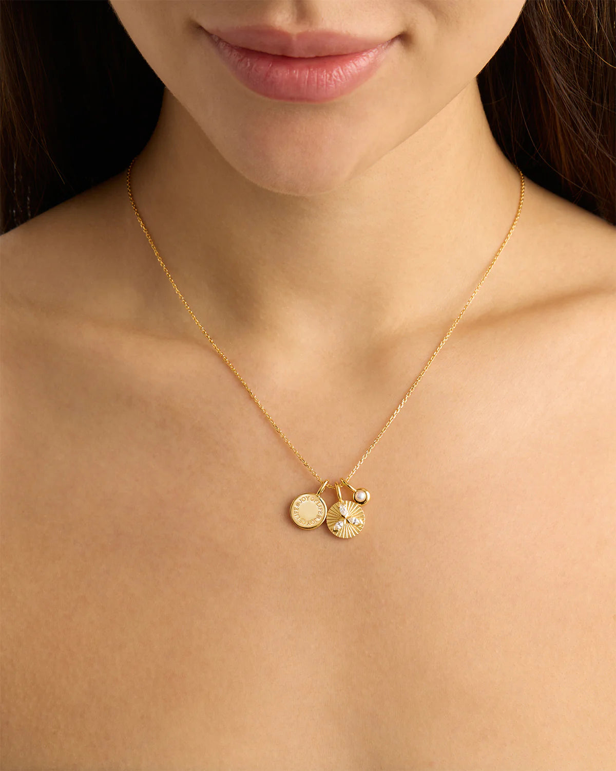 By Charlotte | Joy Necklace 18k Gold Vermeil