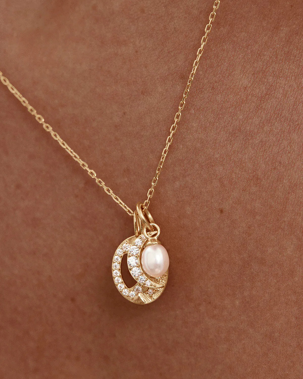 By Charlotte Necklaces Celestial Skies Necklace - Gold