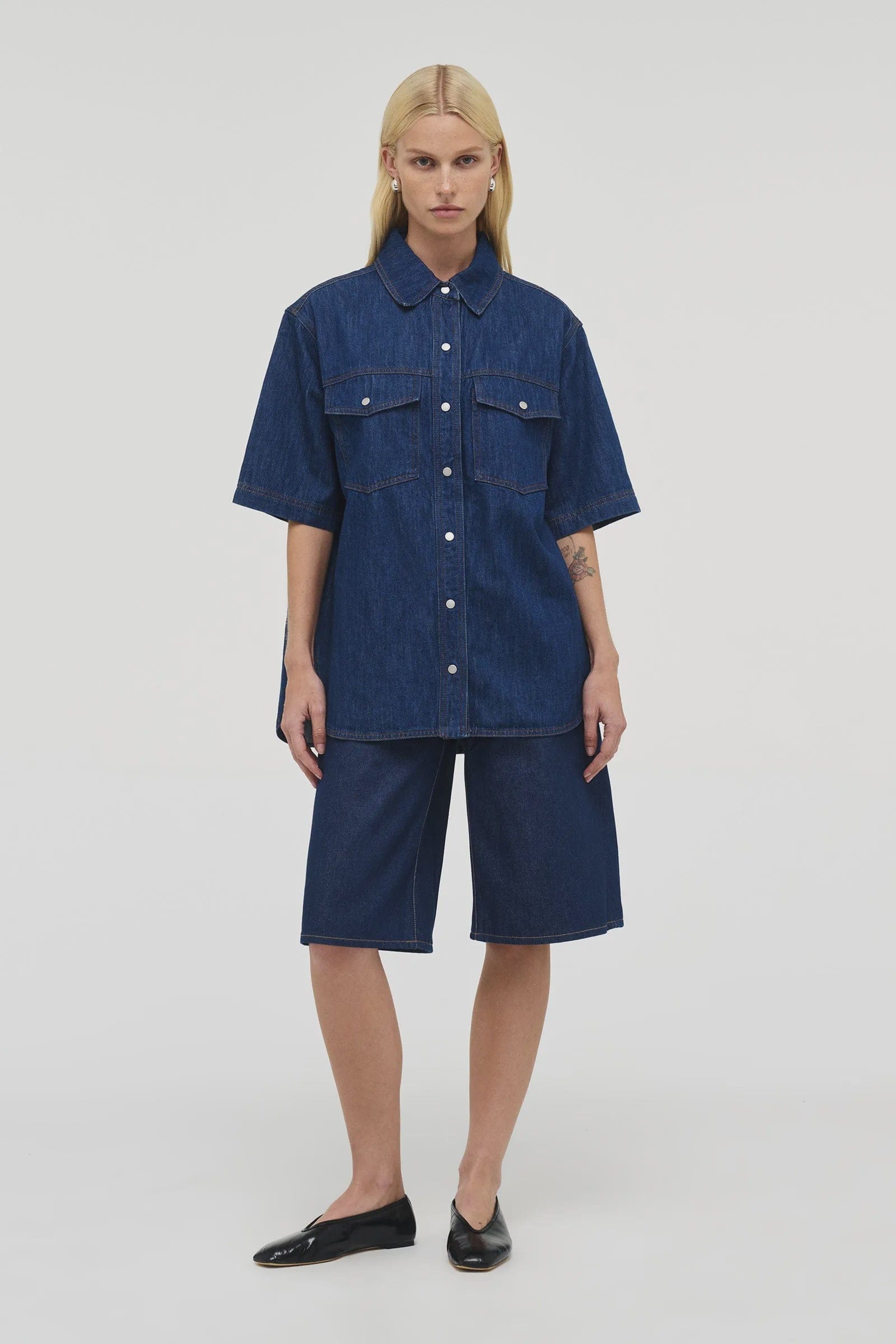 Neuw Denim Shirts - Casual Summer Raw Shirt - Rinse