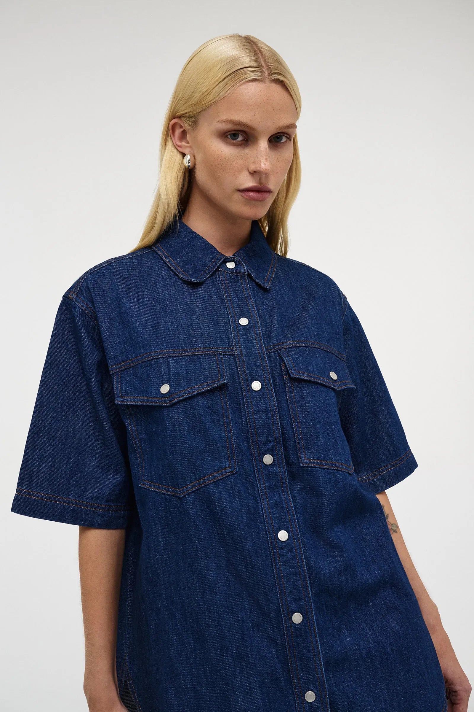 Neuw Denim Shirts - Casual Summer Raw Shirt - Rinse