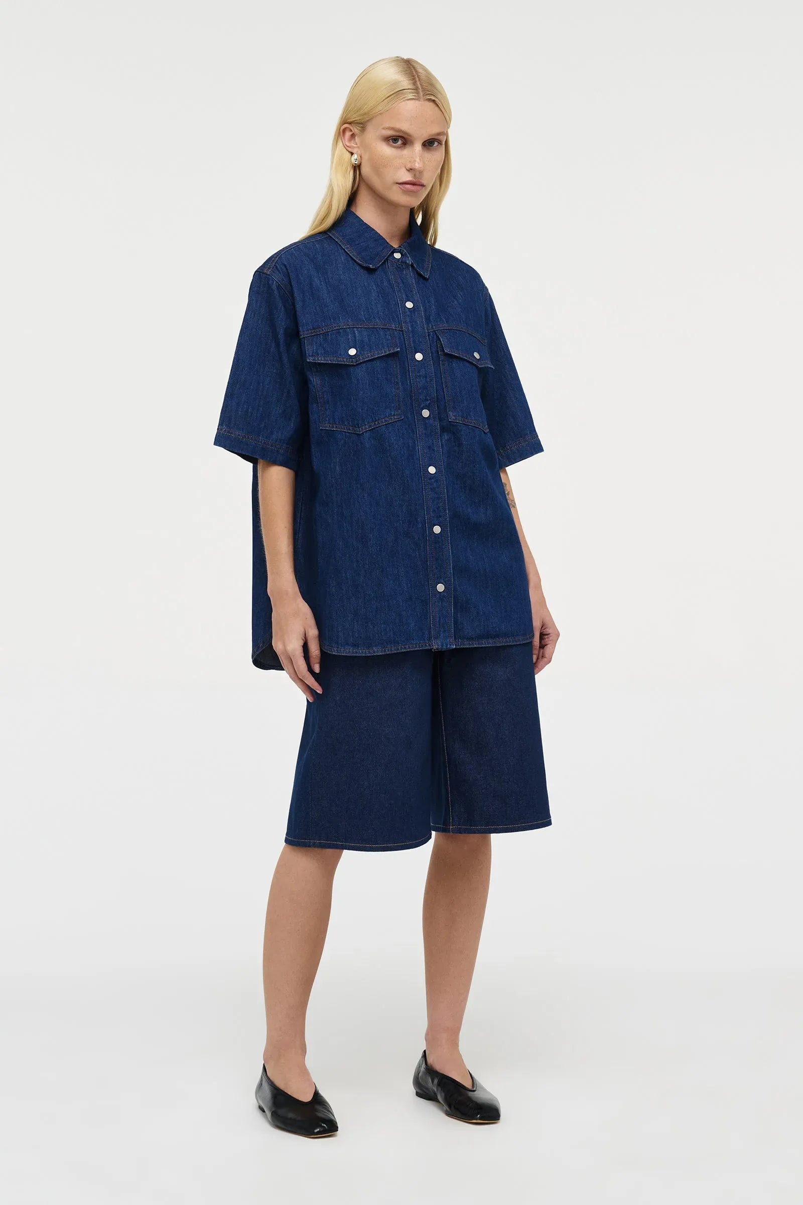 Neuw Denim Shirts - Casual Summer Raw Shirt - Rinse