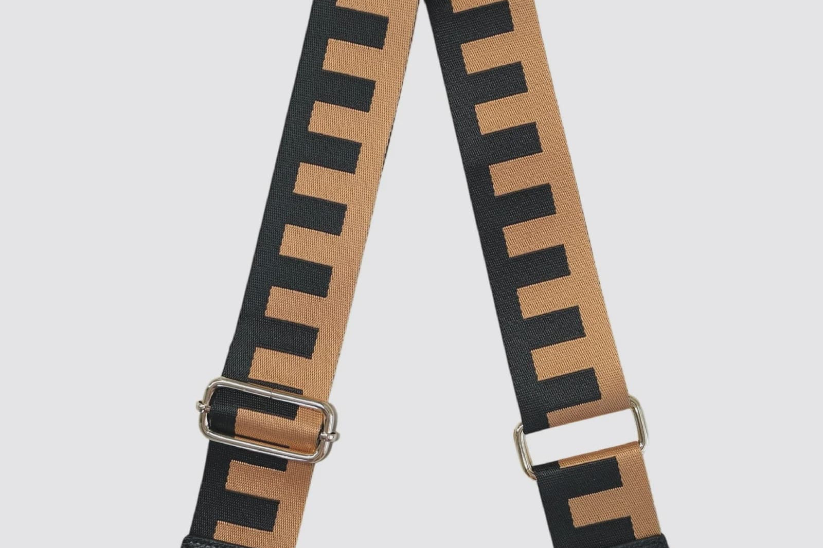 Nim The Label Bags - Strap Shoulder Strap - Brown/ Black Block