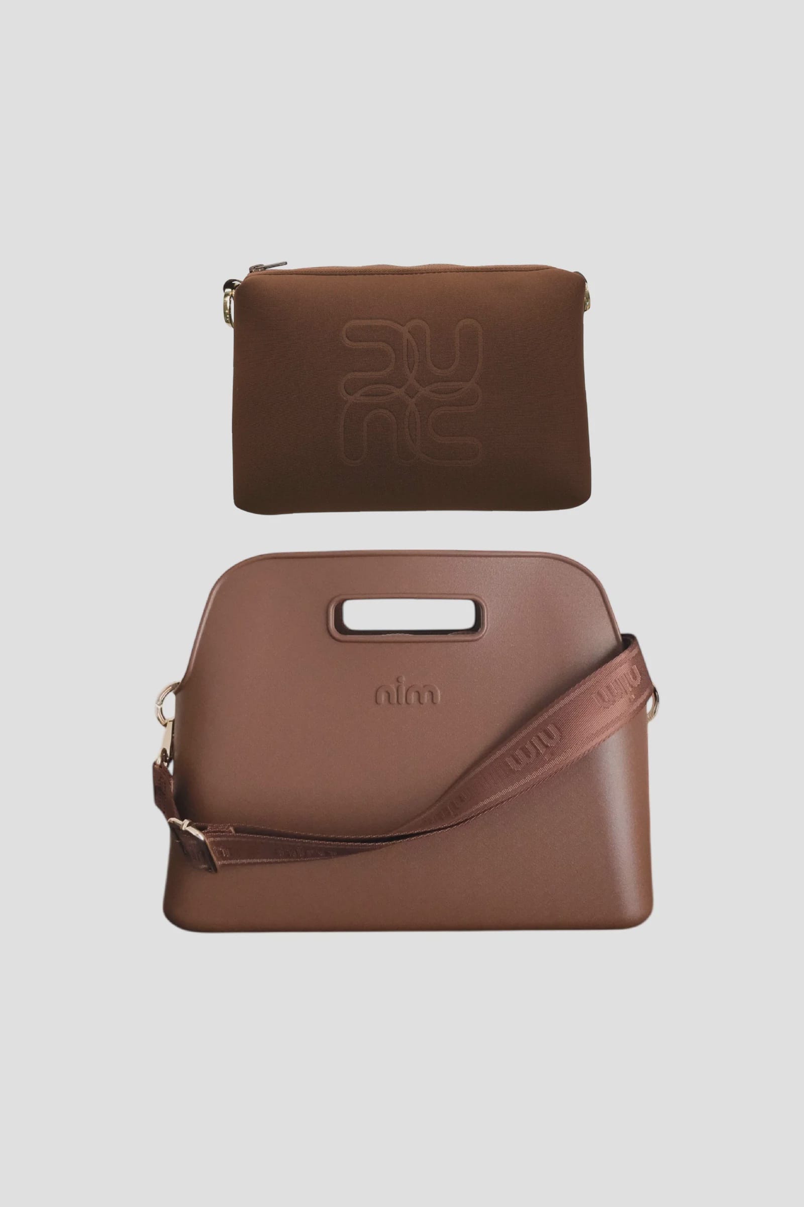 Nim The Label Bags The BB Tote Set - Cocoa