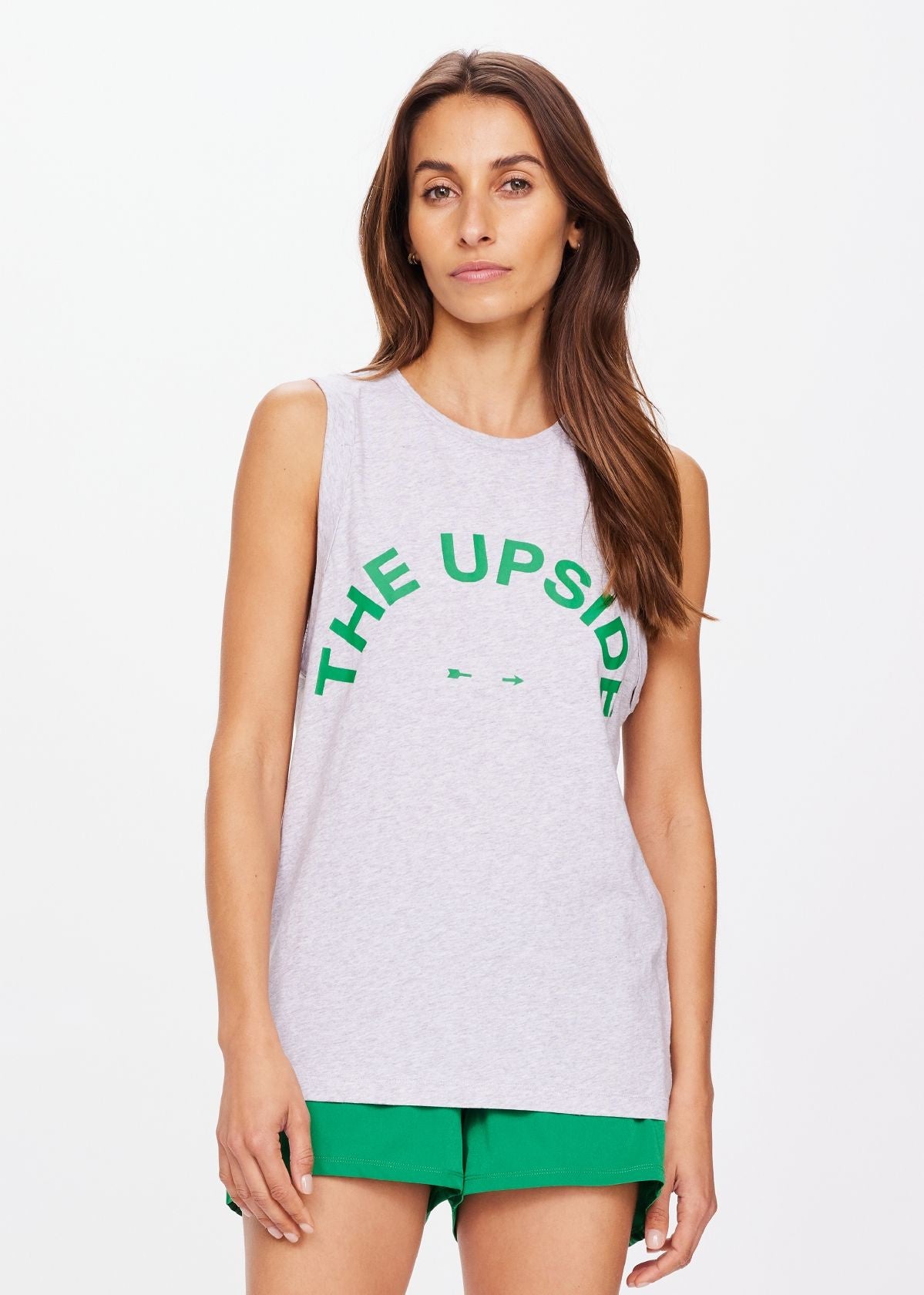 The Upside | Jeet Tank - Grey Marle