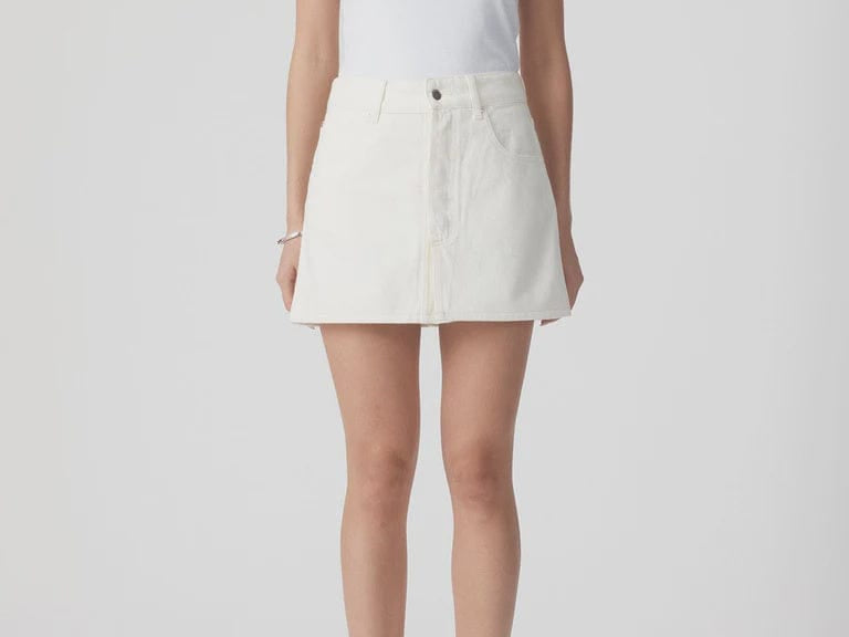 Nobody Denim Skirts - Denim Eve Skirt - Vanilla