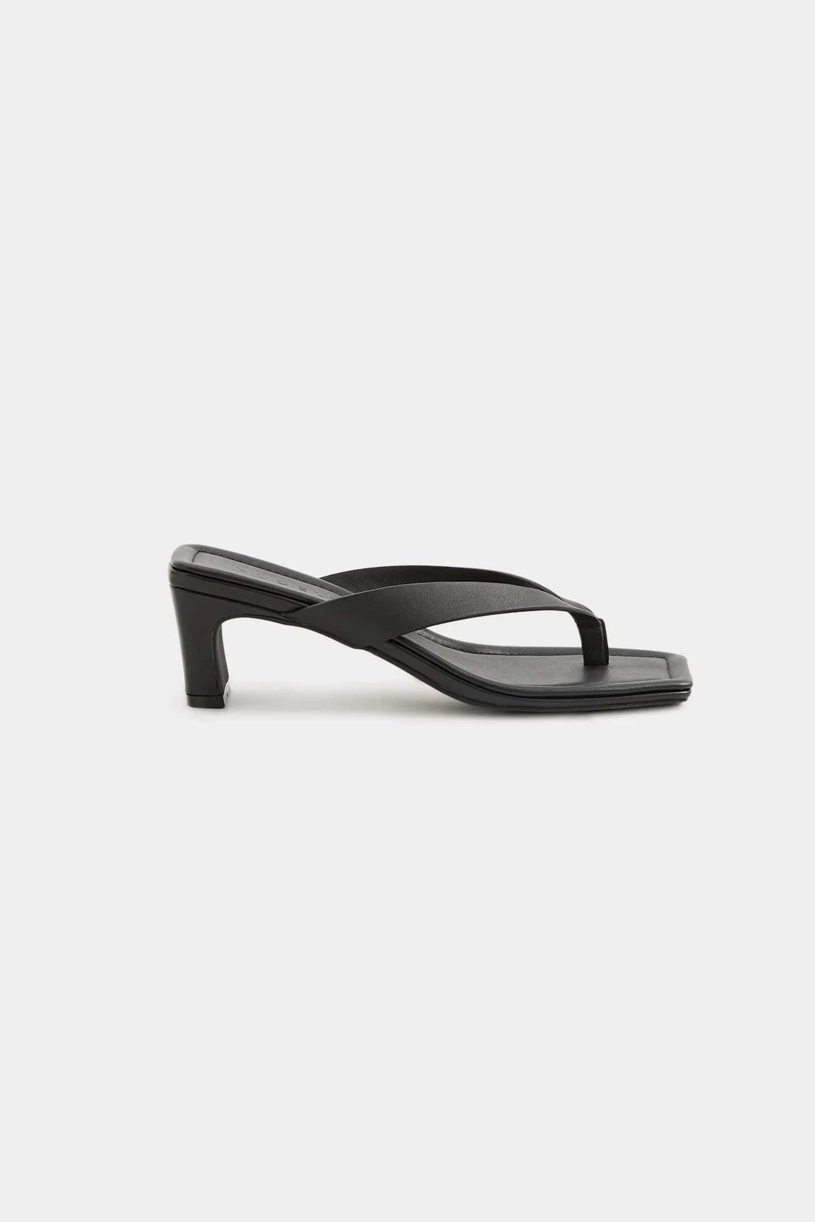 Nude Lucy Heels Gael Leather Heel - Black