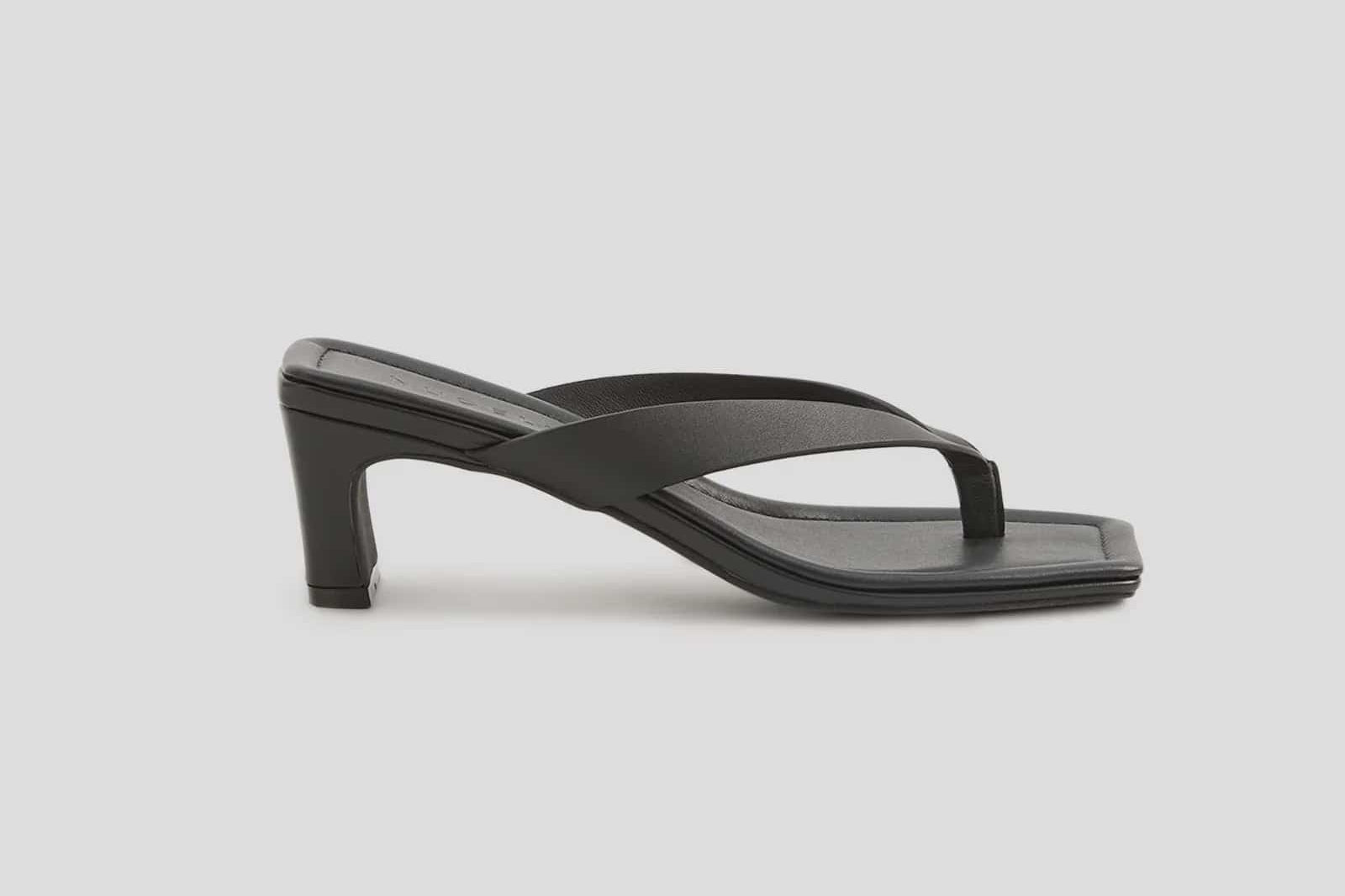 Nude Lucy Heels Gael Leather Heel - Black