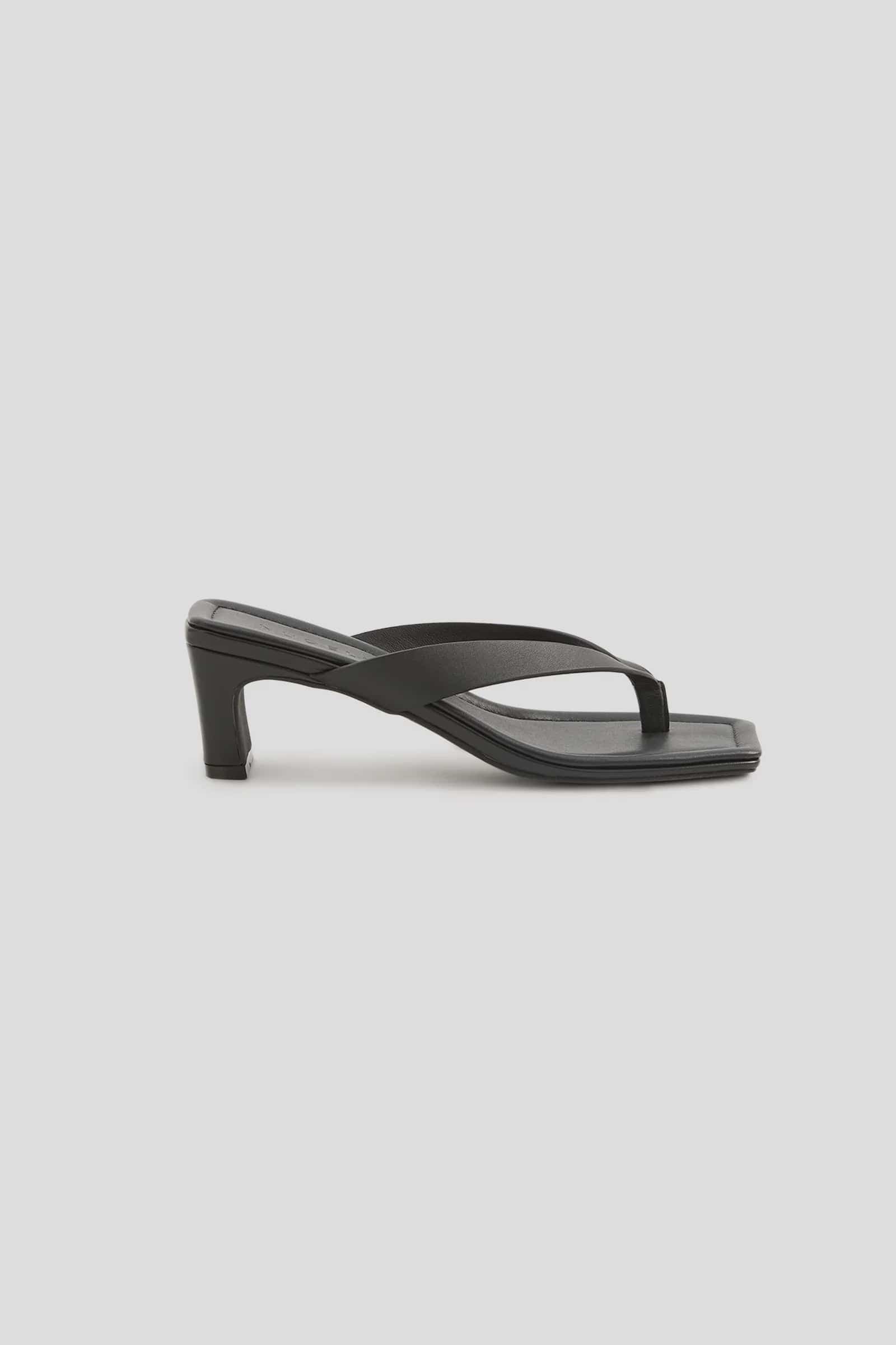 Nude Lucy Heels Gael Leather Heel - Black