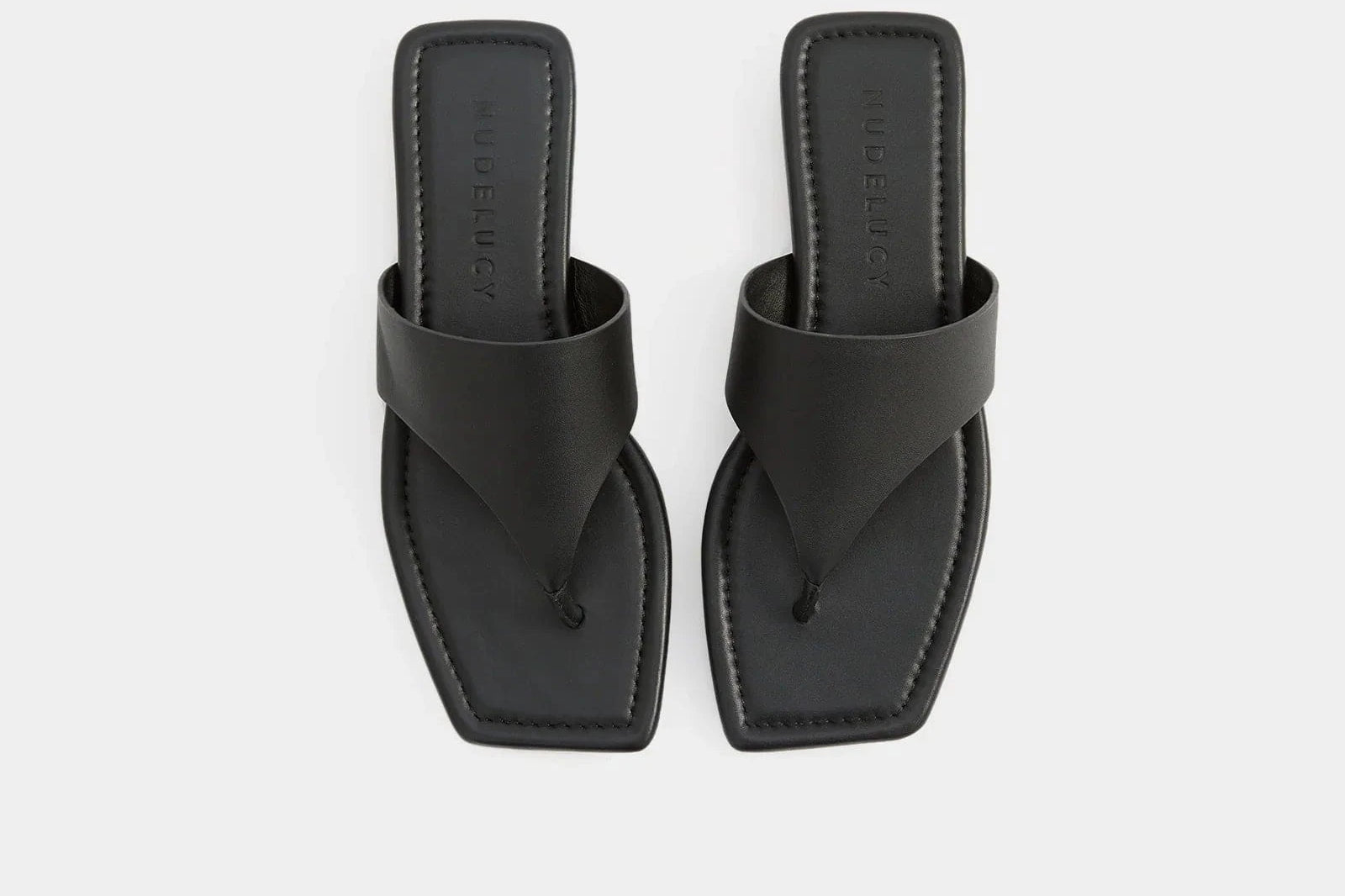 Nude Lucy Sandals Corinne Leather Sandal - Black