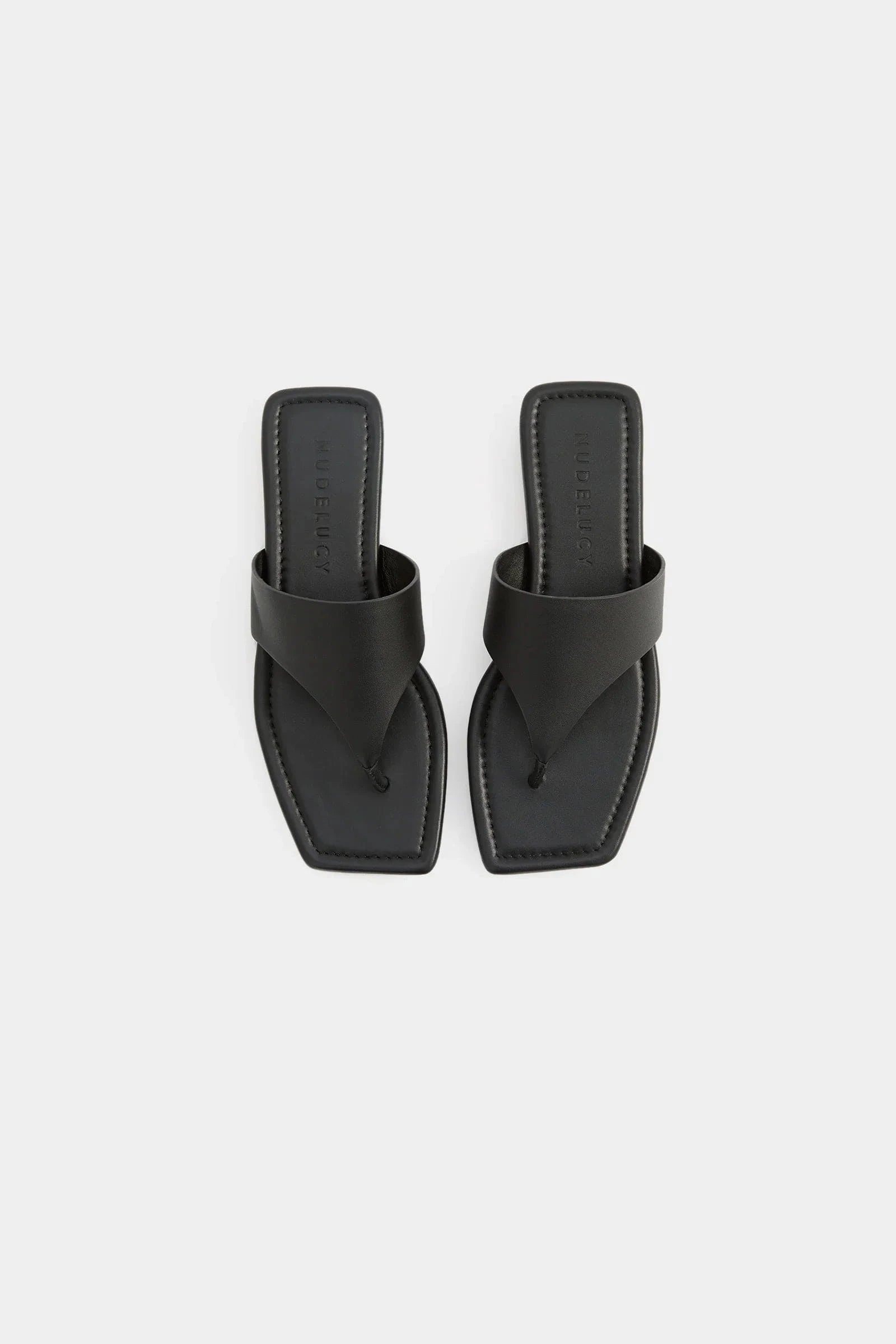 Nude Lucy Sandals Corinne Leather Sandal - Black