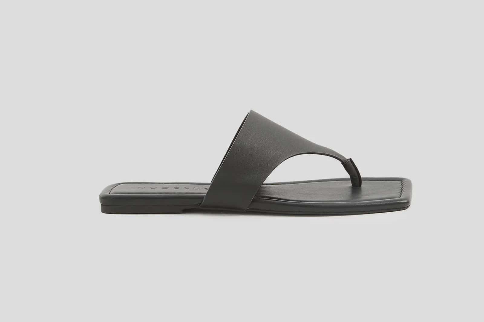 Nude Lucy Sandals Corinne Leather Sandal - Black