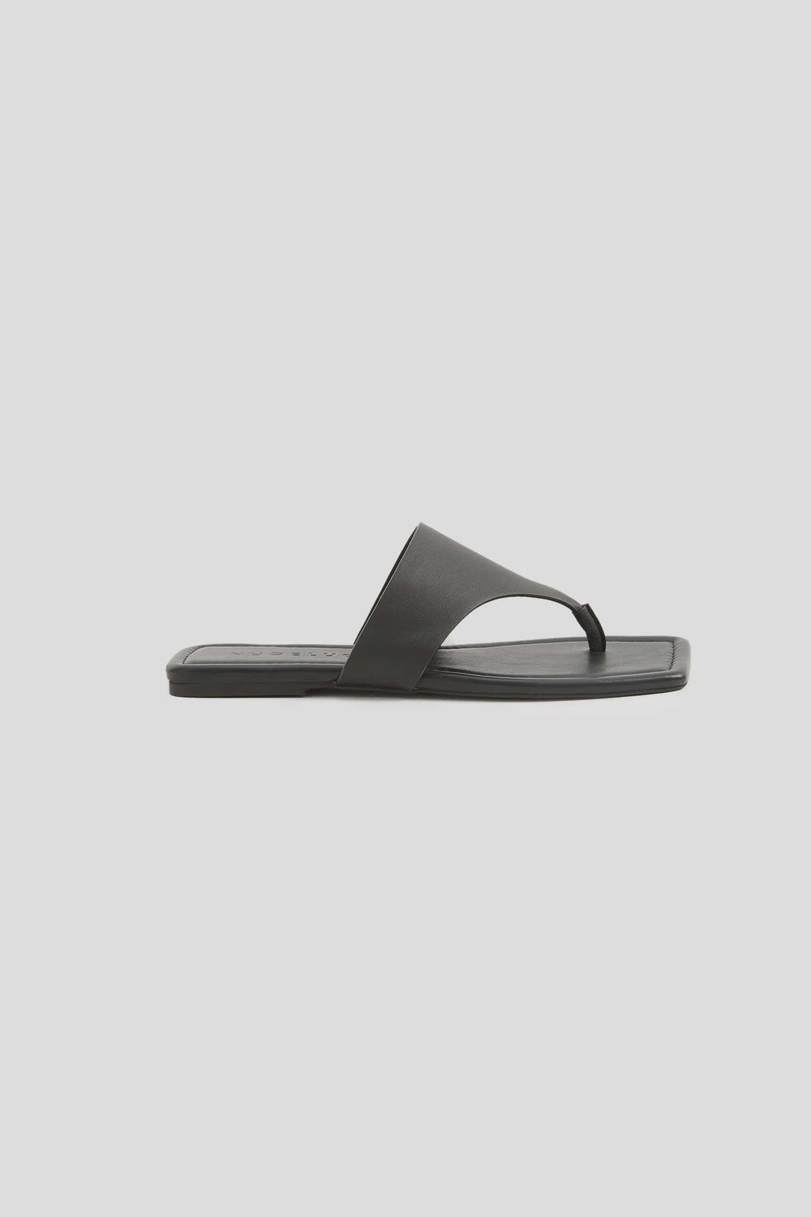 Nude Lucy Sandals Corinne Leather Sandal - Black