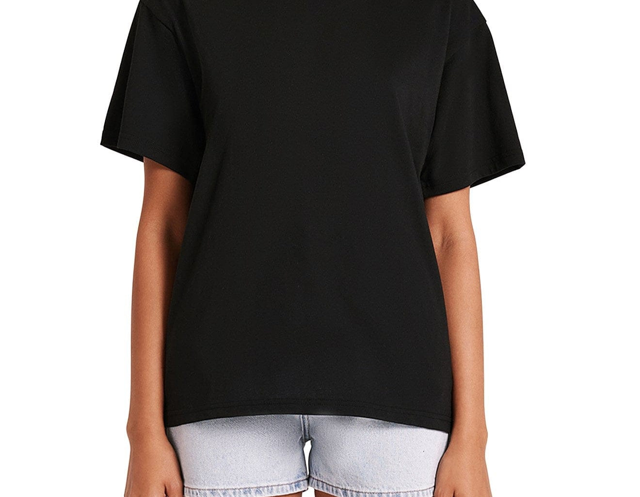 Nude Lucy Tees Organic Boyfriend Tee - Black