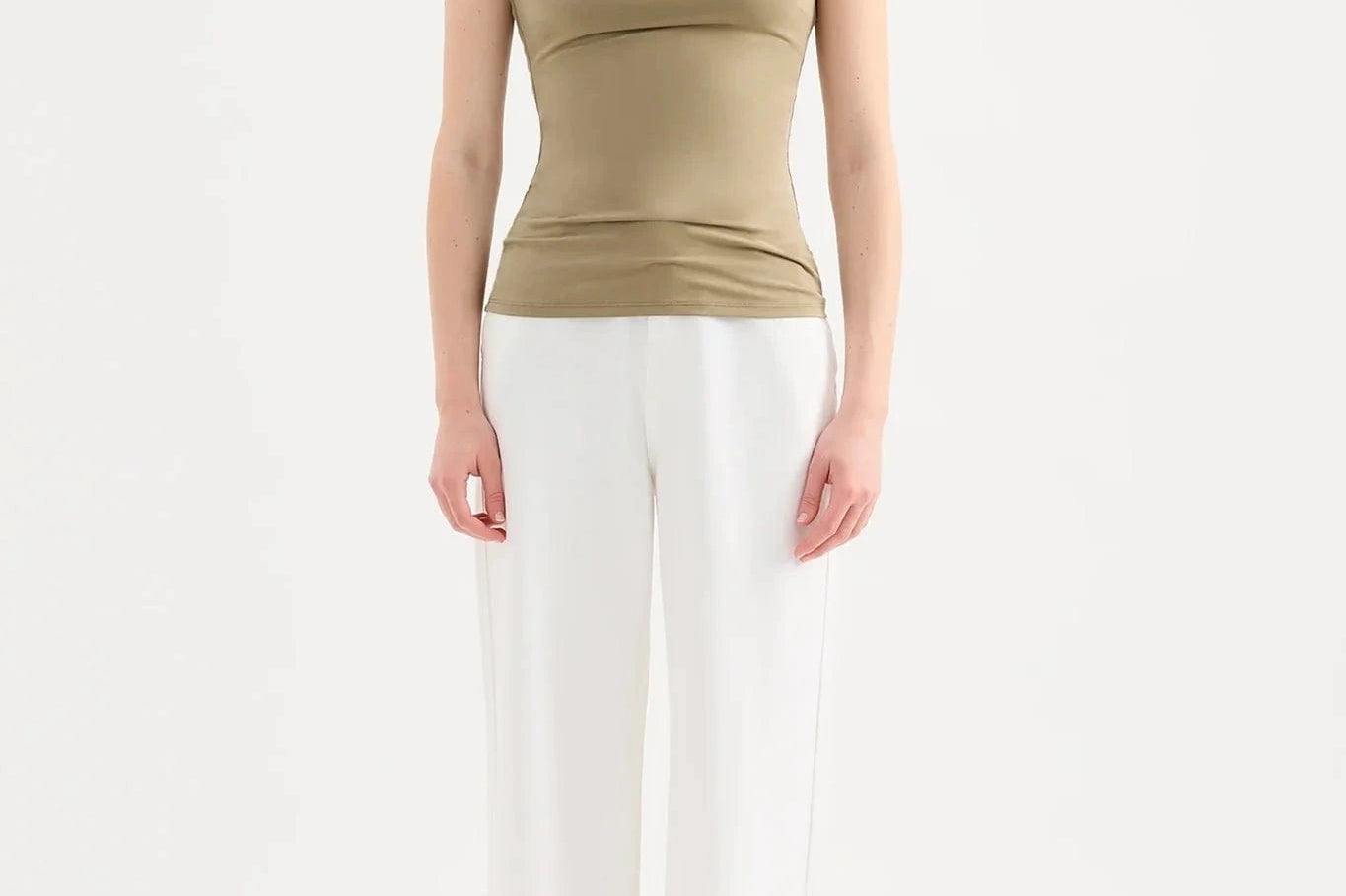 Nude Lucy Tops - Casual Chelsea Top - Deep Sage