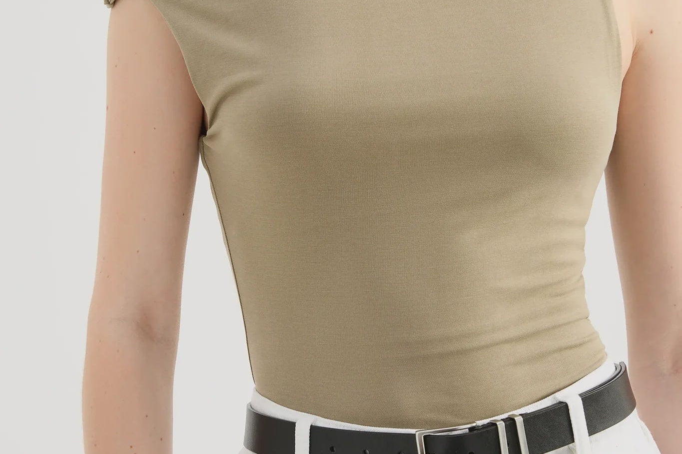 Nude Lucy Tops - Casual Chelsea Top - Deep Sage