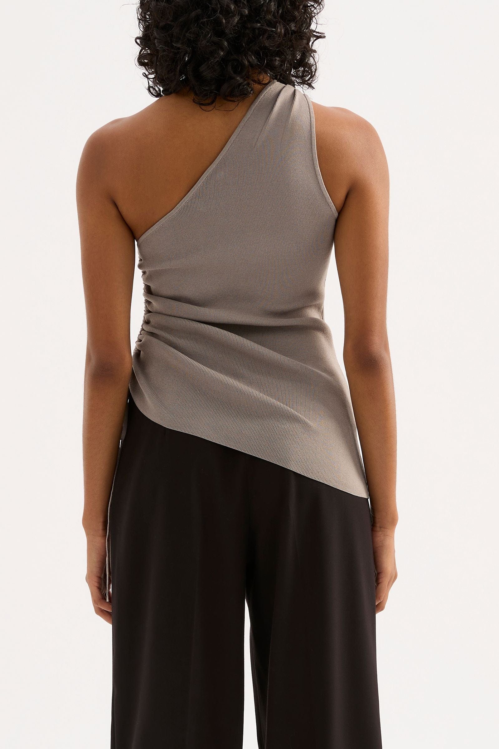 Nude Lucy Tops - Casual Nude Lucy | Yumi Knit Top - Pewter