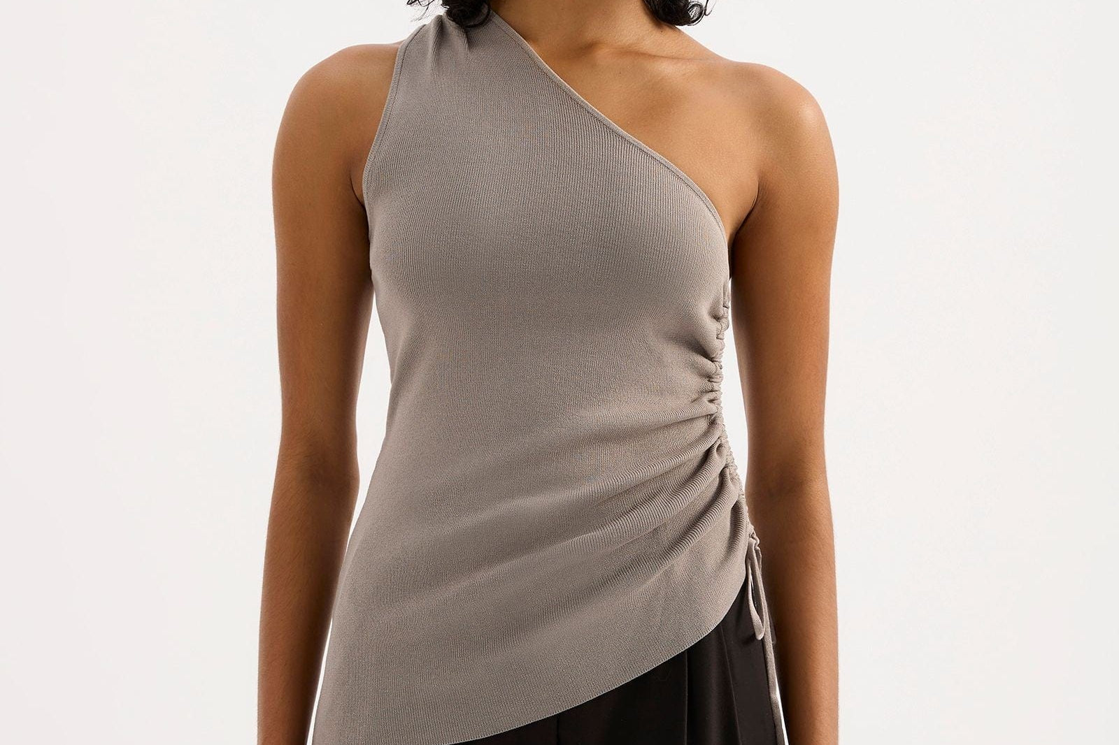 Nude Lucy Tops - Casual Nude Lucy | Yumi Knit Top - Pewter