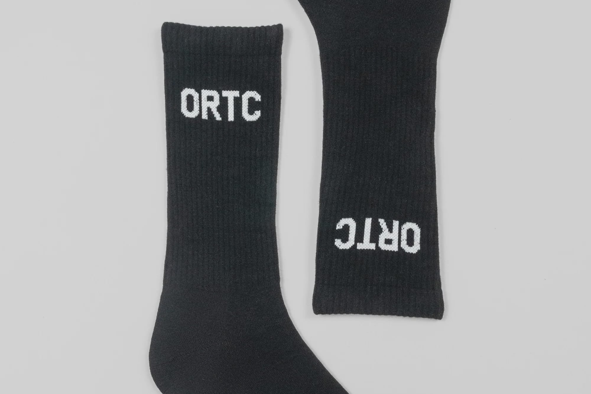 ORTC Accessories ORTC Ribbed Sock - Black