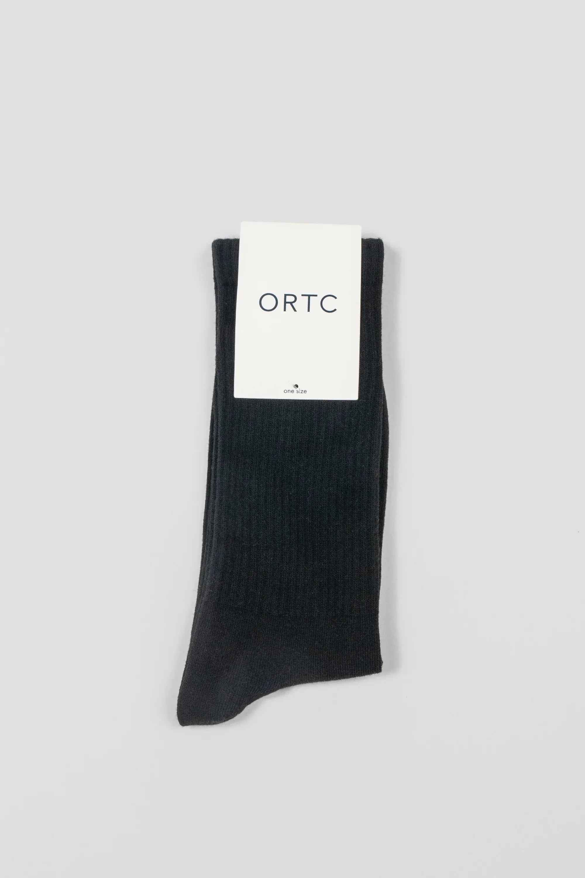 ORTC Accessories ORTC Ribbed Sock - Black