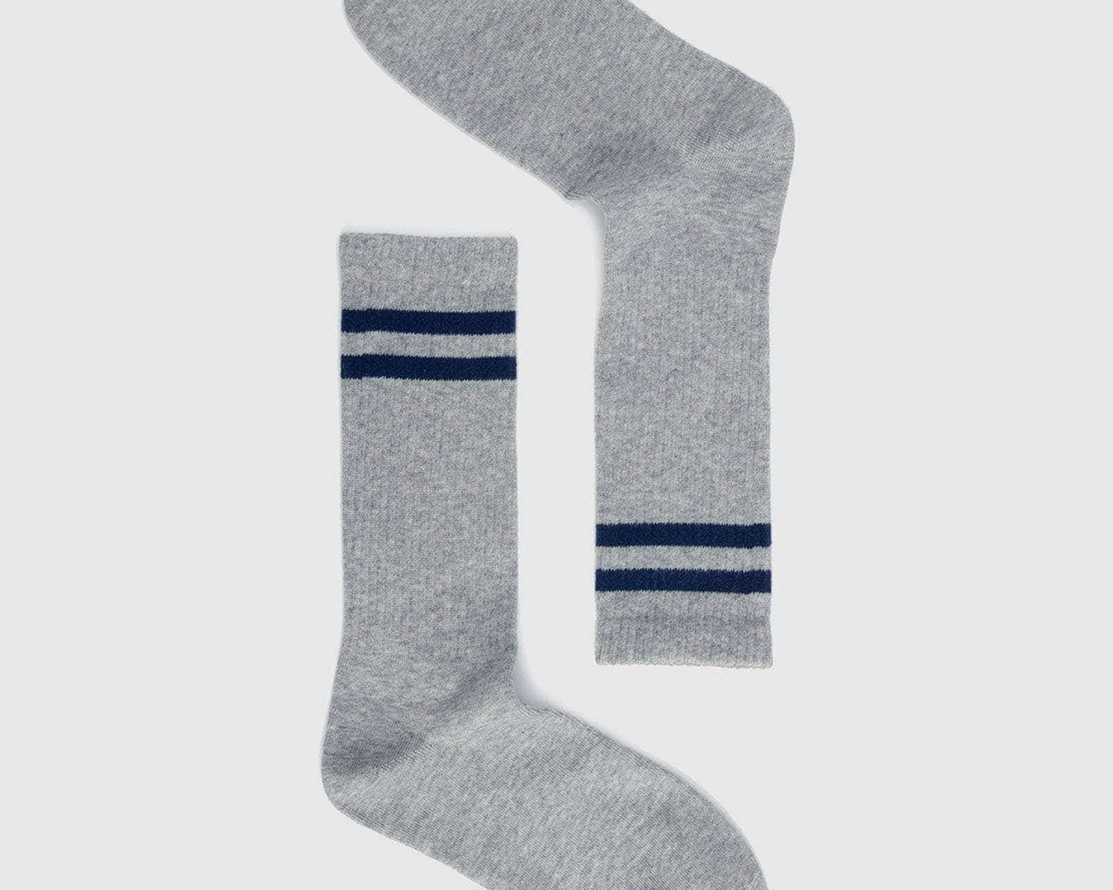 ORTC Accessories Ribbed Sports Sock - Grey