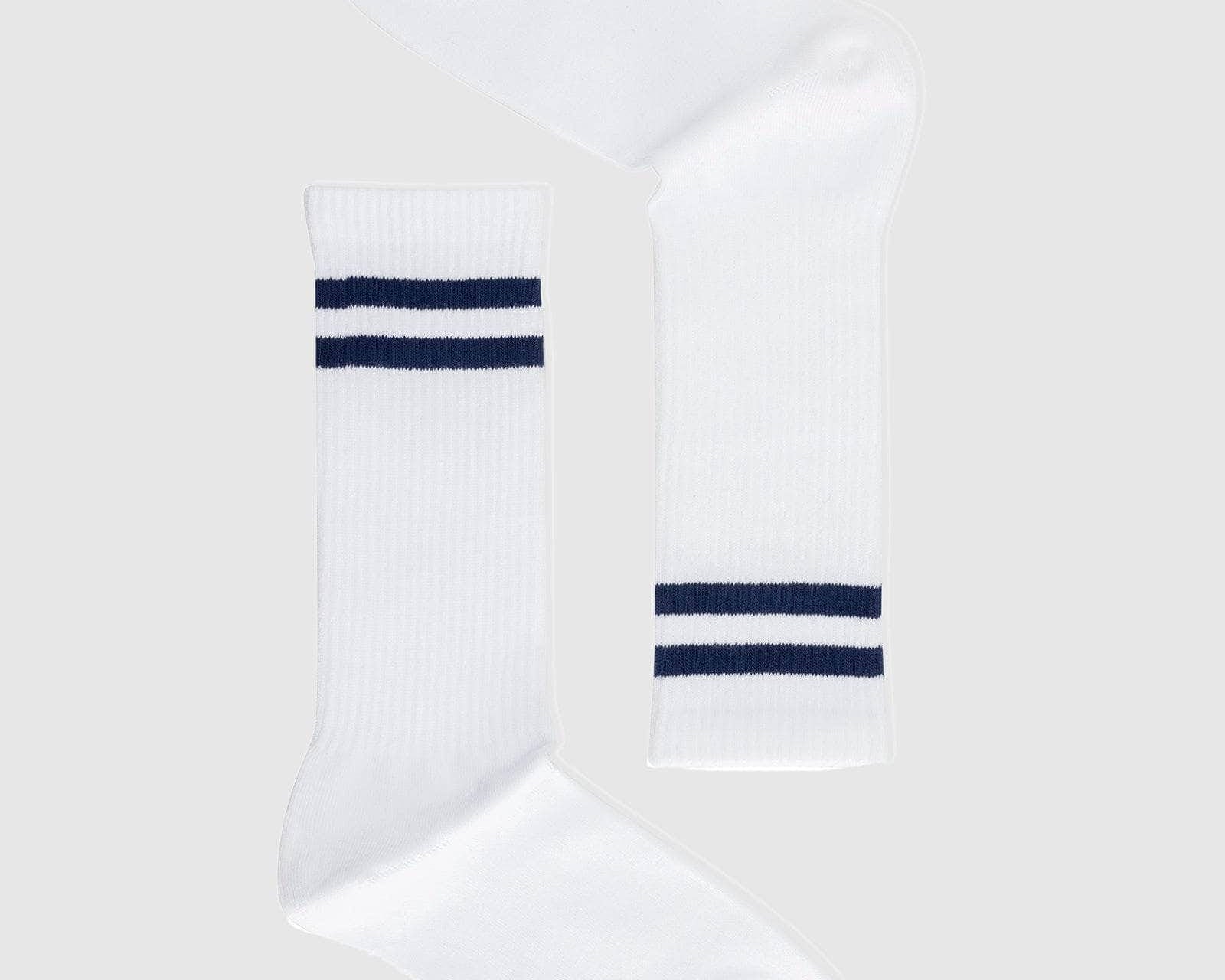 ORTC Accessories Ribbed Sports Sock - White