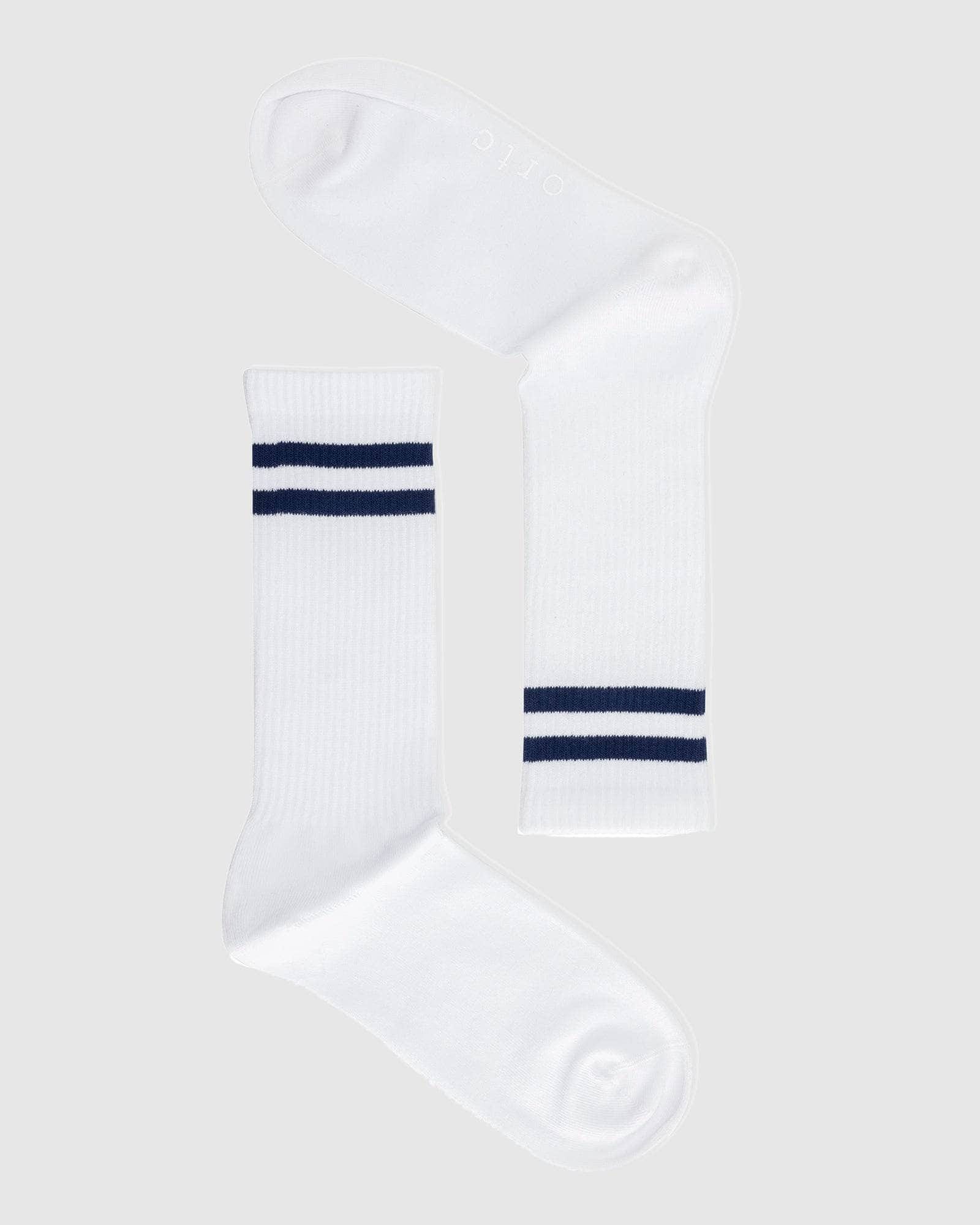 ORTC Accessories Ribbed Sports Sock - White