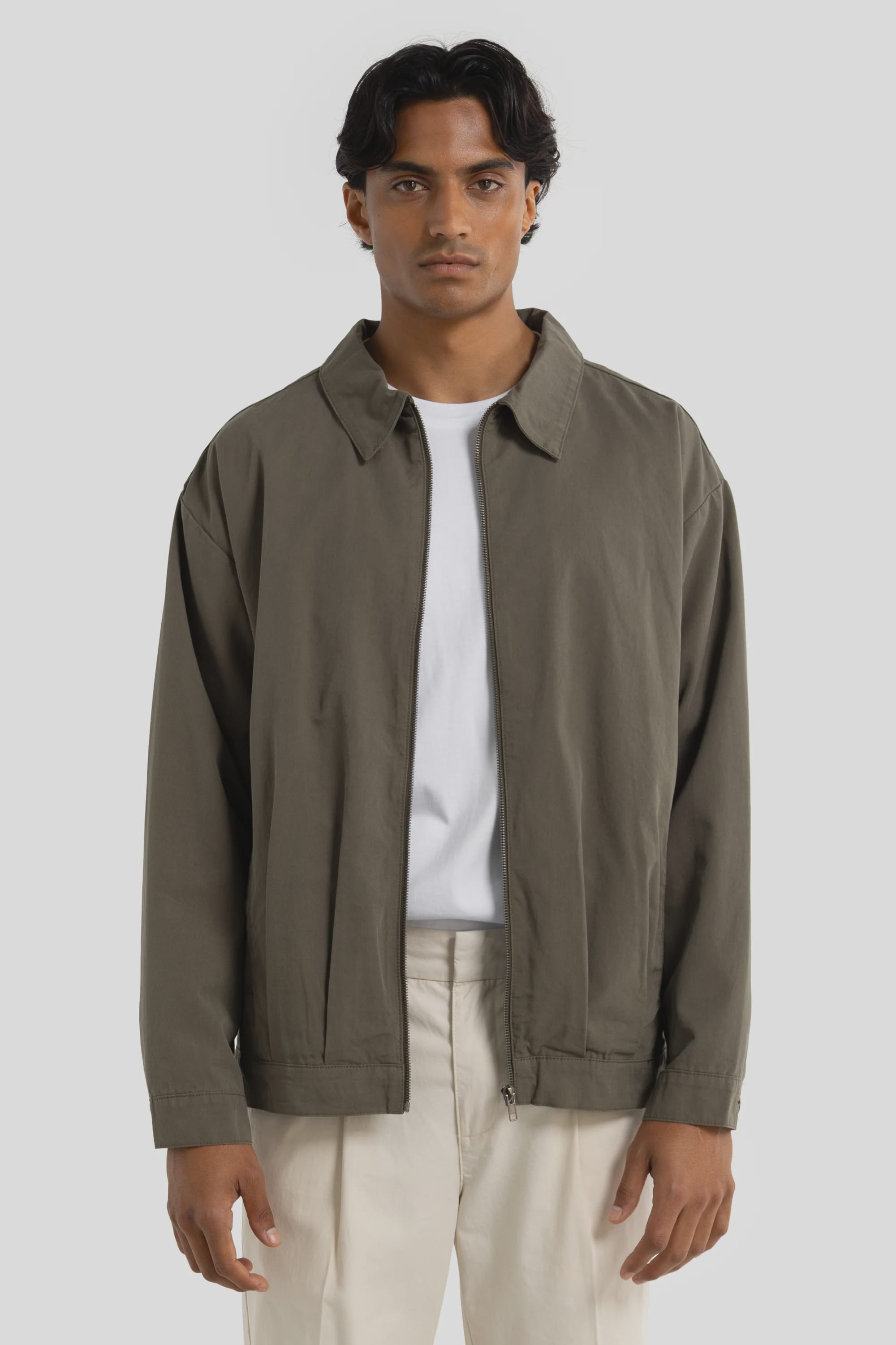 ORTC Jackets Carter Zip Jacket - Khaki