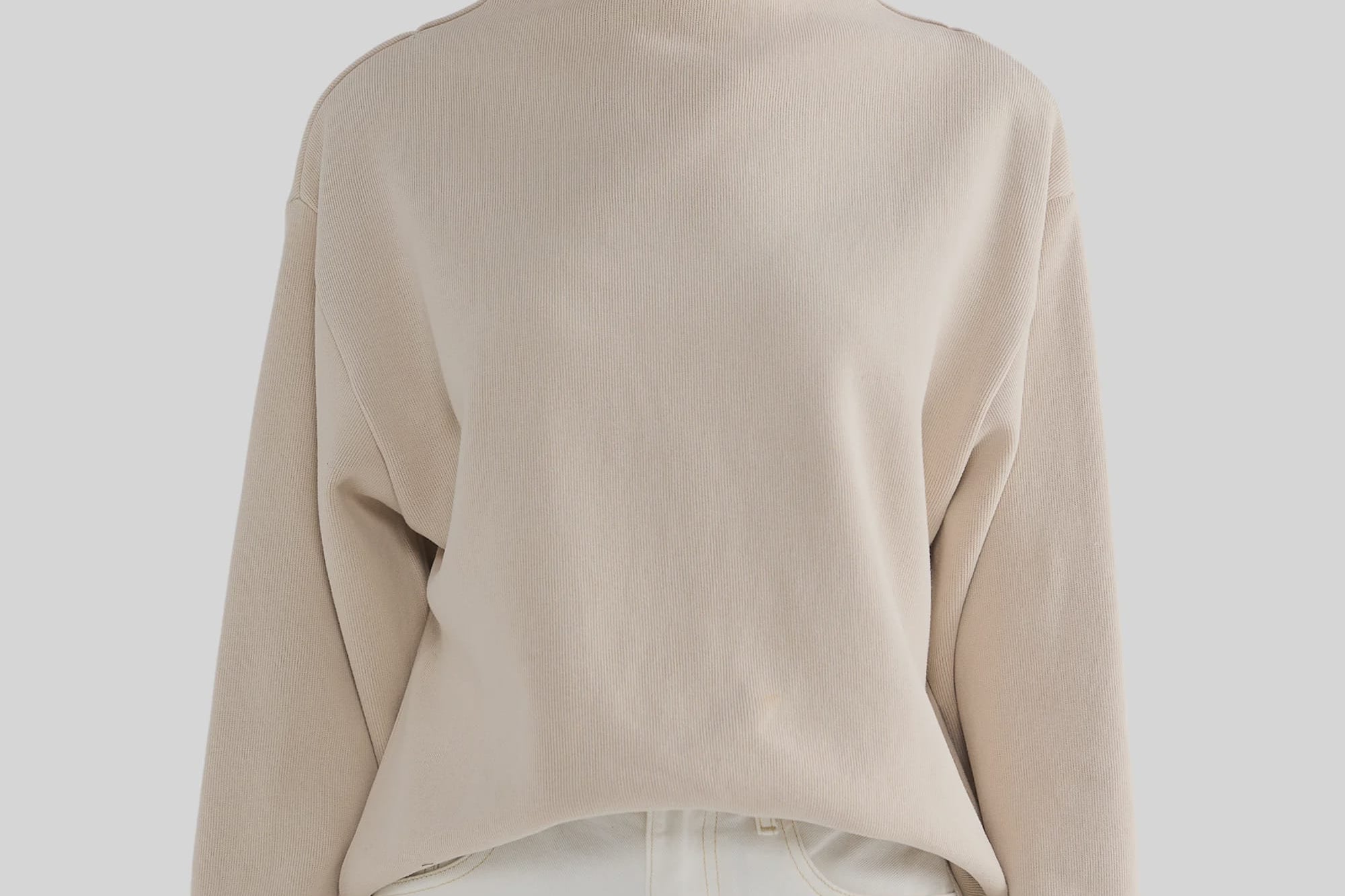 ORTC Jumpers Ava High Neck Jumper - Bone