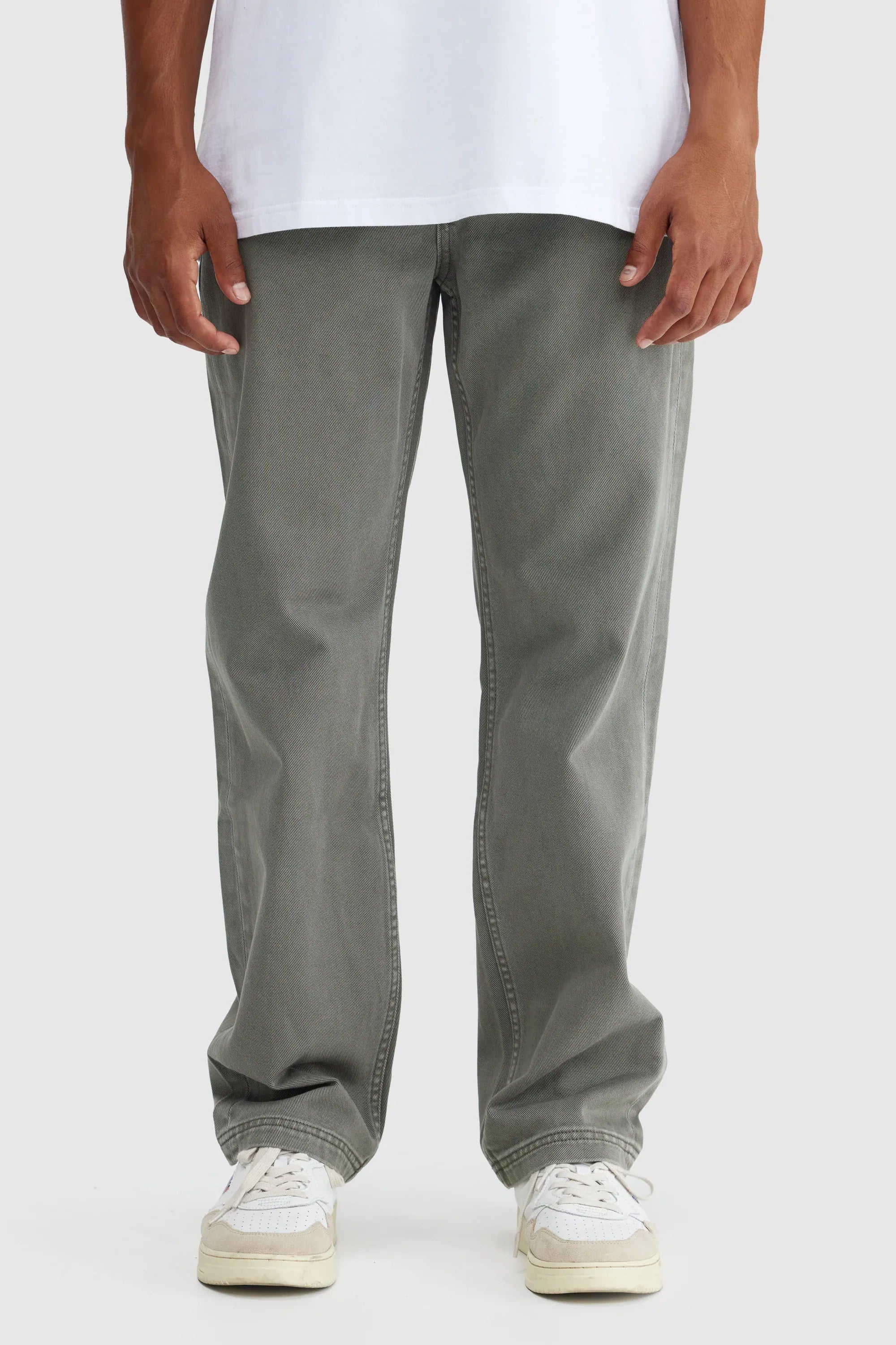 ORTC Pants Relaxed Twill Pants - Artichoke Green