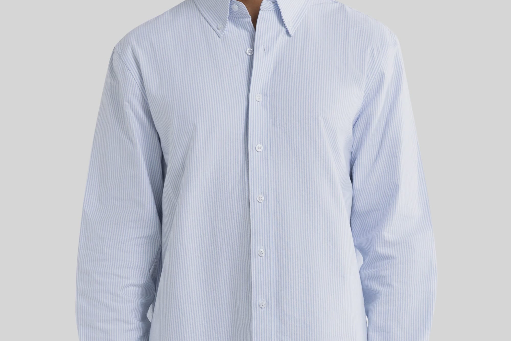 ORTC Shirts Classic Oxford Shirt - Blue & White Stripe