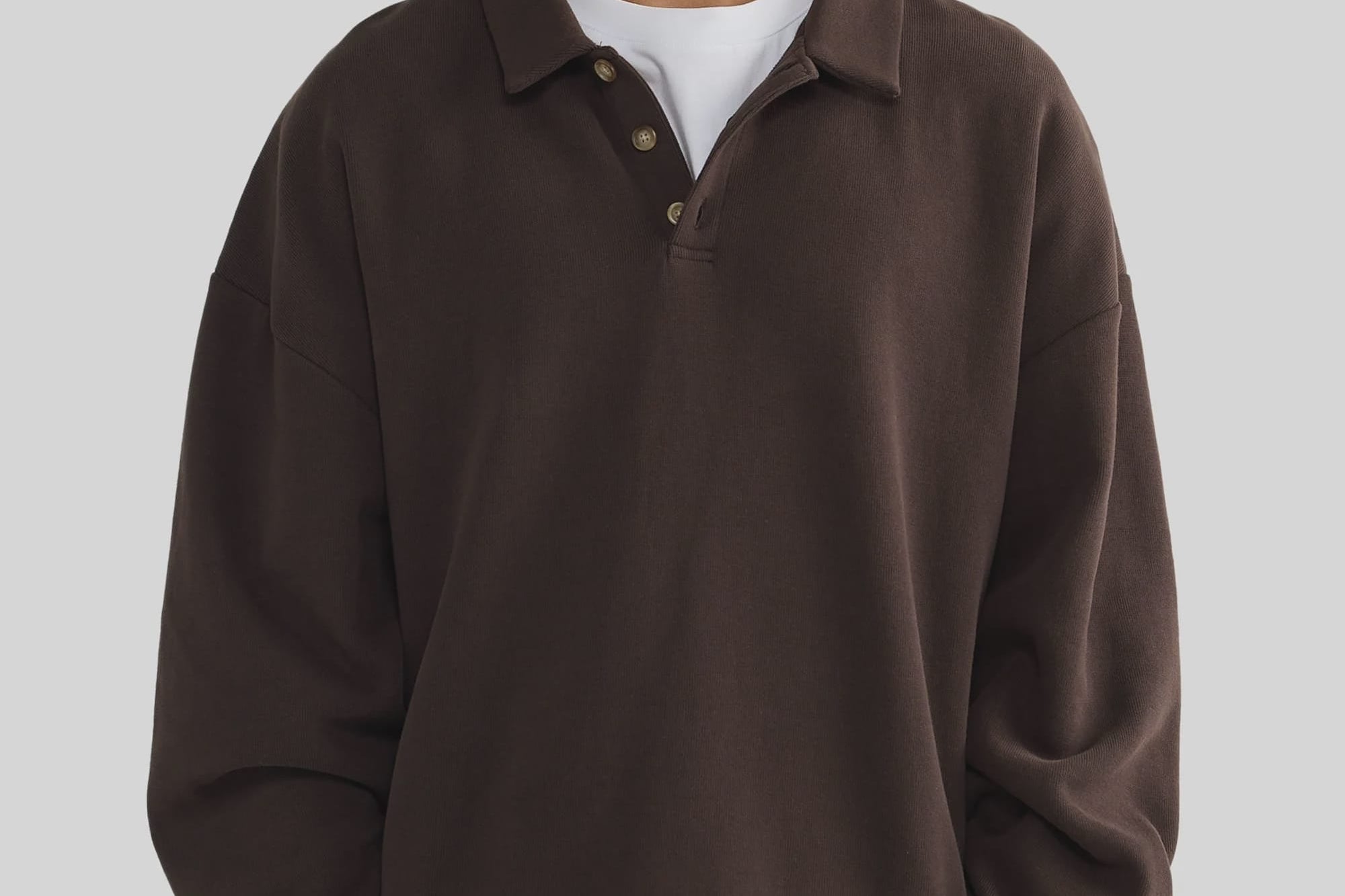 ORTC Sweaters Aiden Polo Sweater - Carob