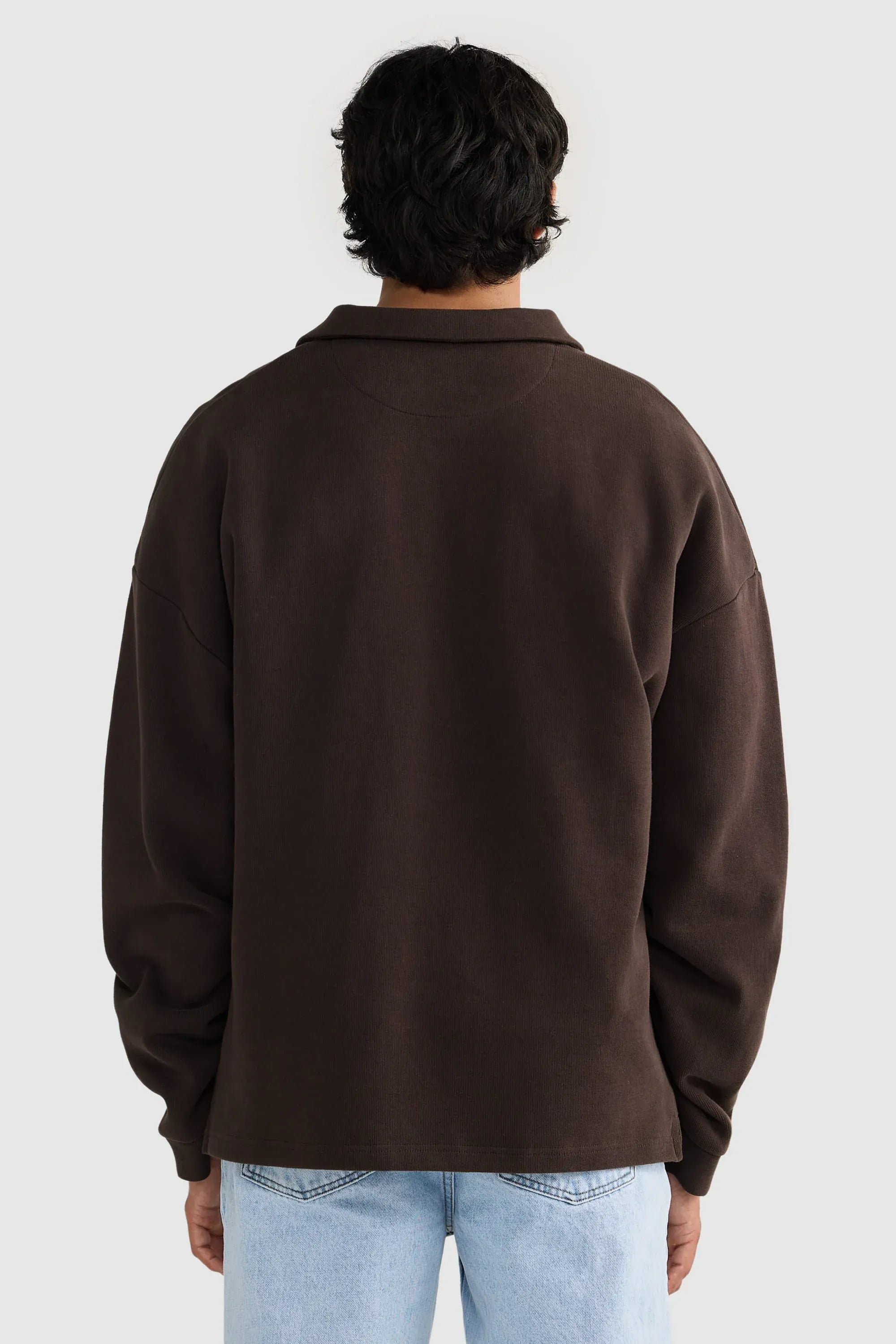 ORTC Sweaters Aiden Polo Sweater - Carob