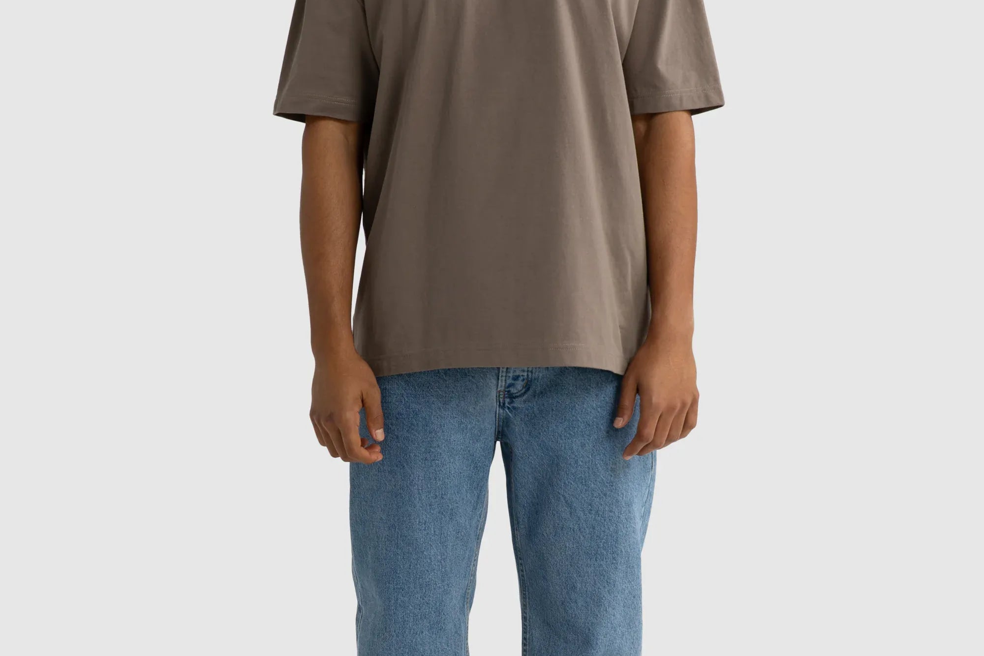 ORTC Tees Henderson Box Fit T Shirt - Bark