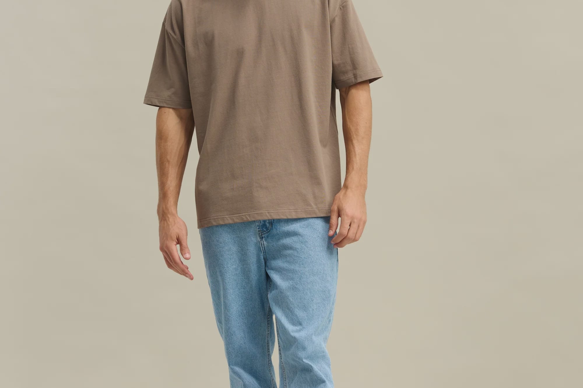 ORTC Tees Henderson Box Fit T Shirt - Bark