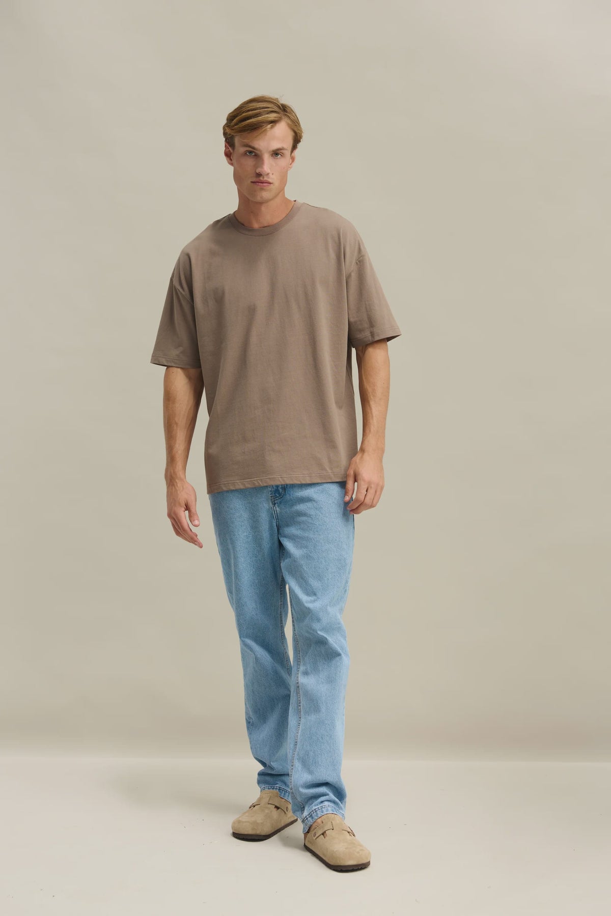 ORTC Tees Henderson Box Fit T Shirt - Bark