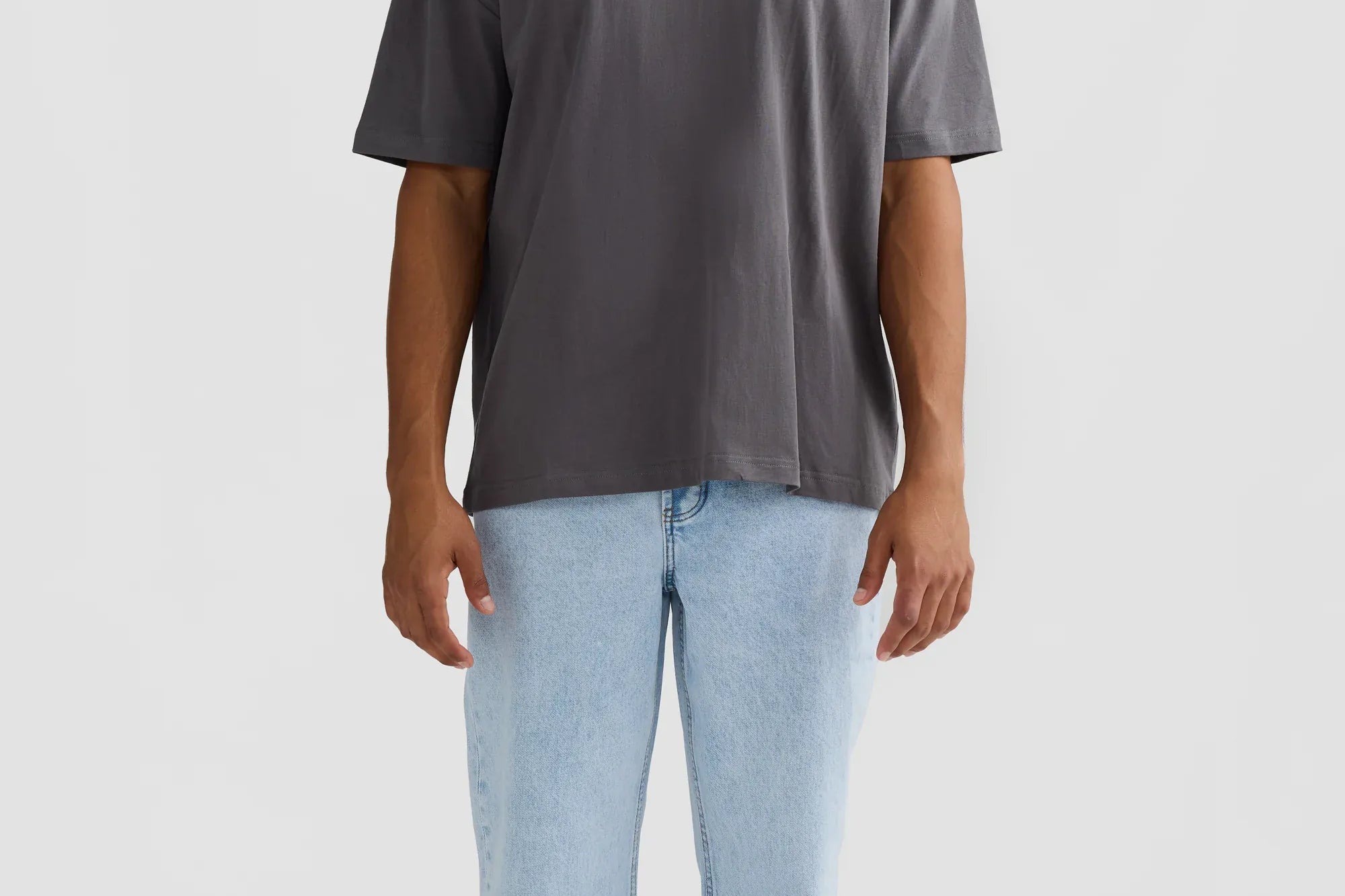 ORTC Tees Henderson Box Fit T Shirt - Charcoal