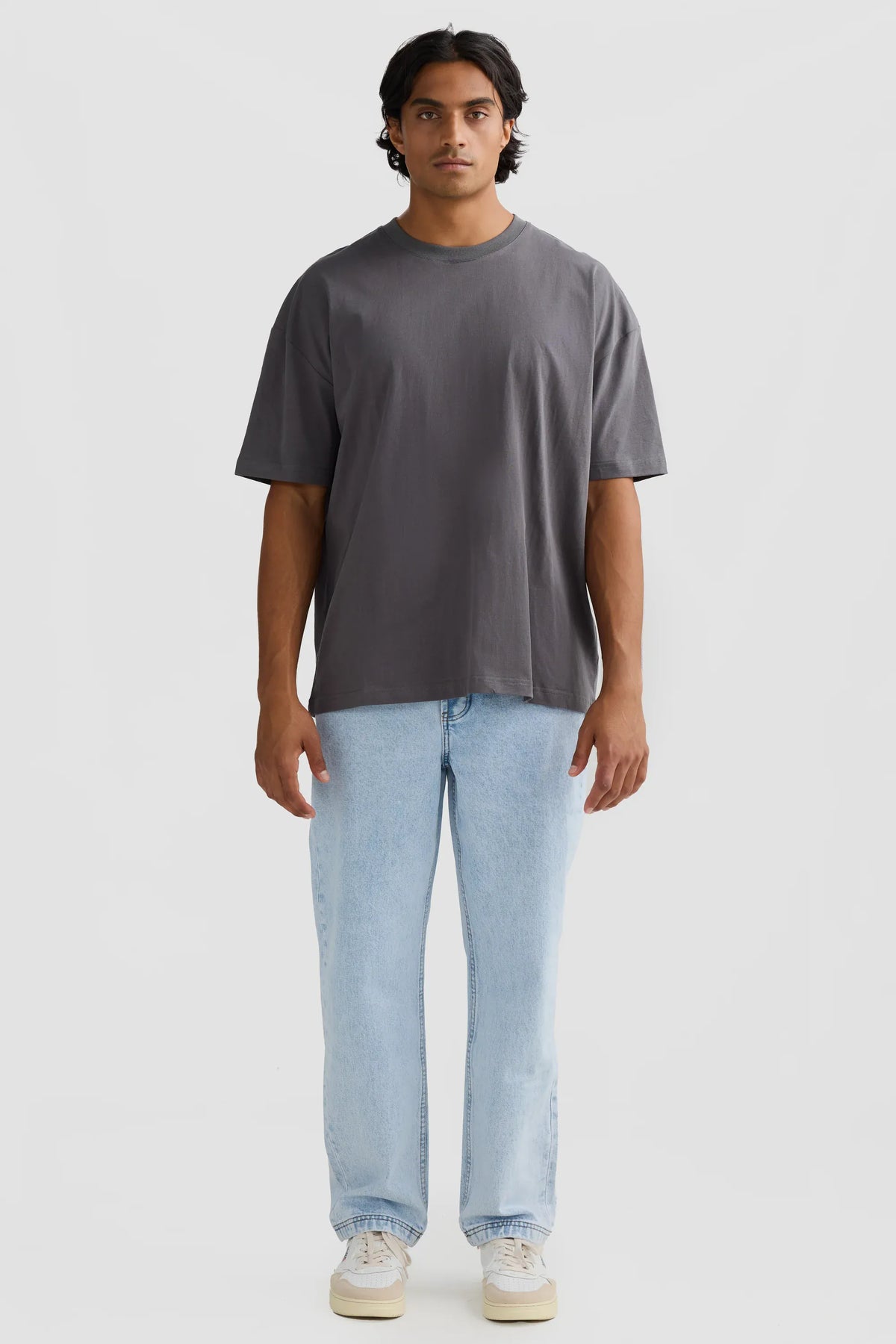 ORTC Tees Henderson Box Fit T Shirt - Charcoal