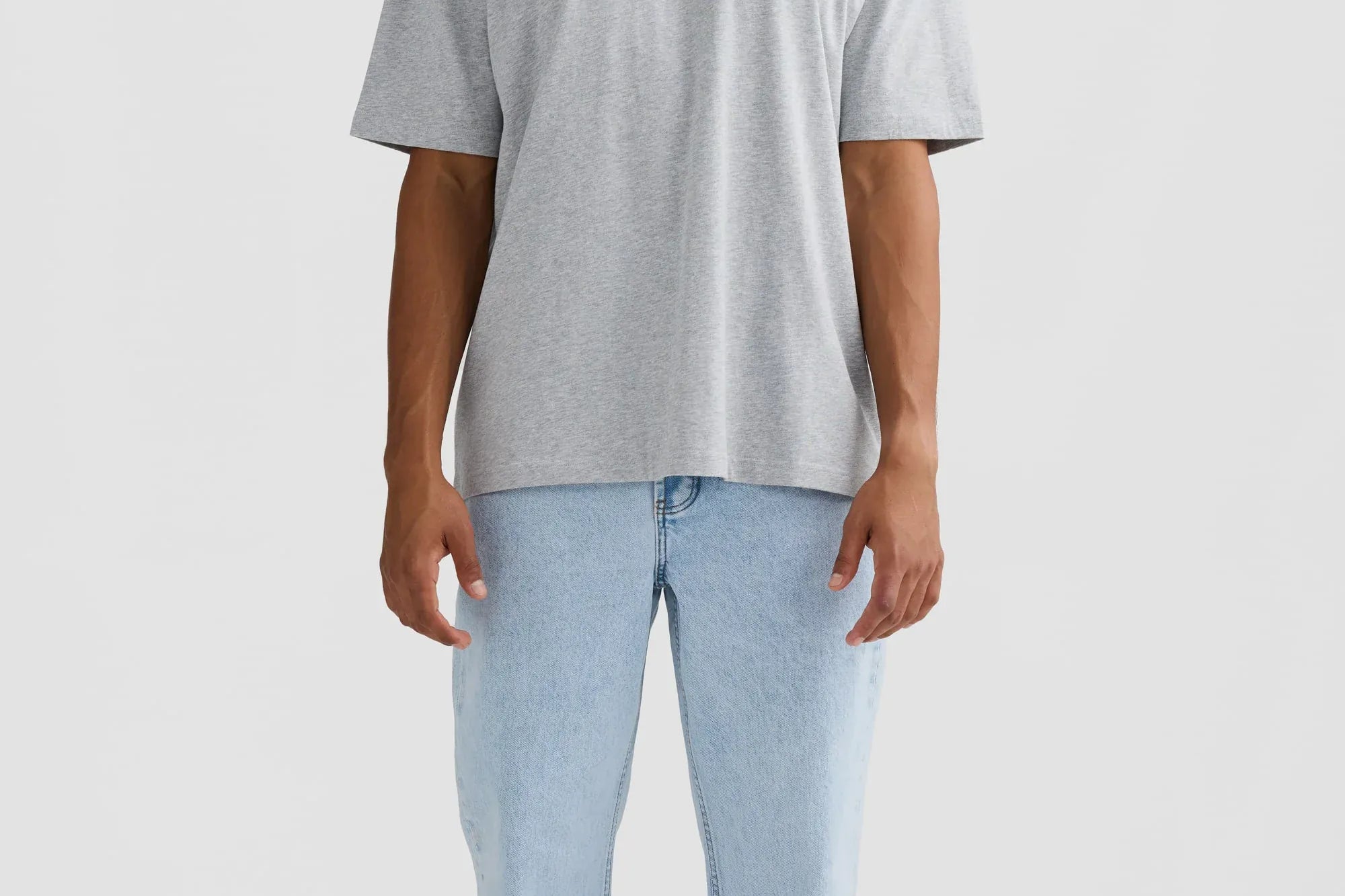 ORTC Tees Henderson Box Fit T Shirt - Grey