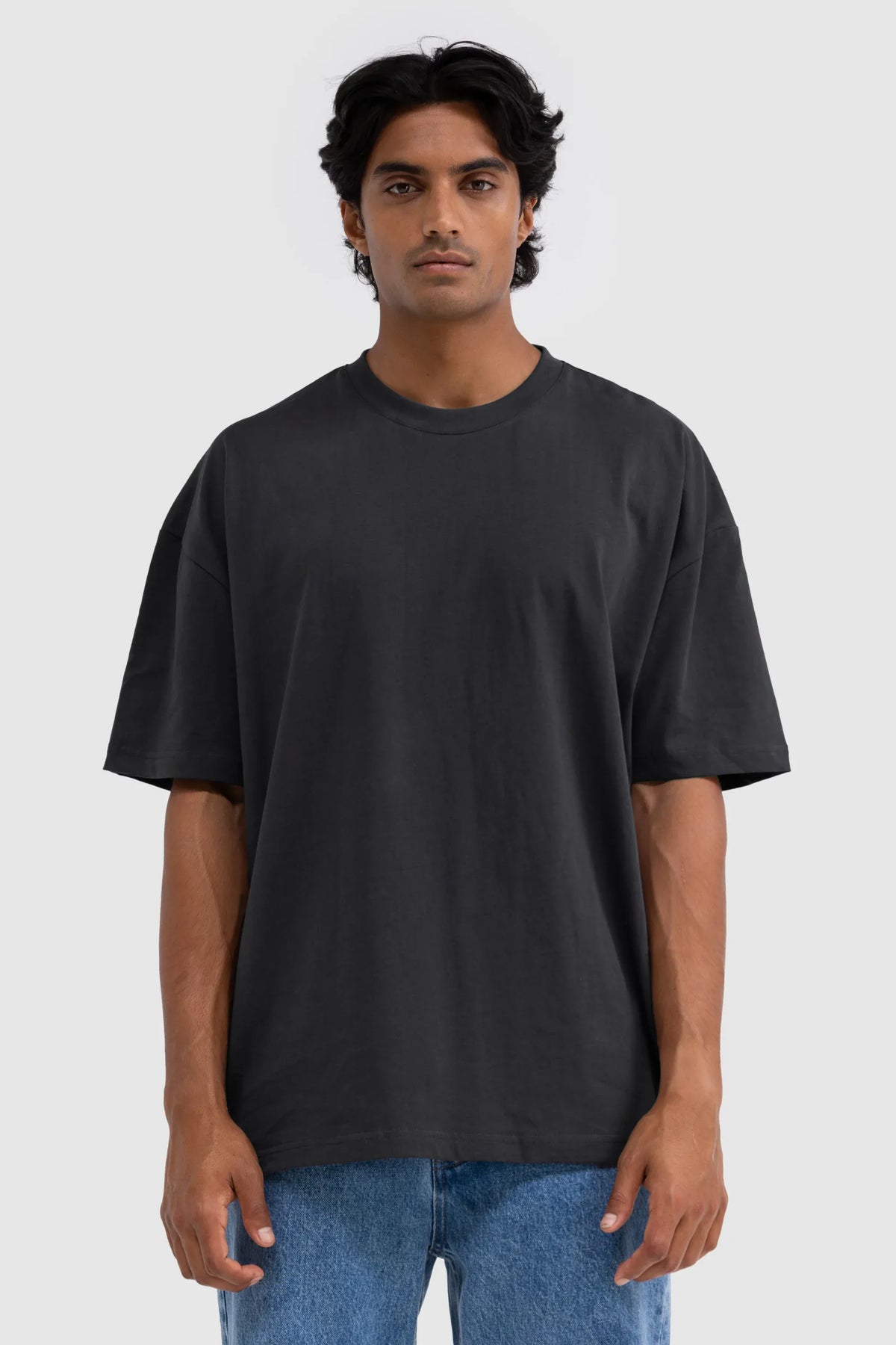 ORTC Tees Henderson Box Fit T Shirt - Washed Black