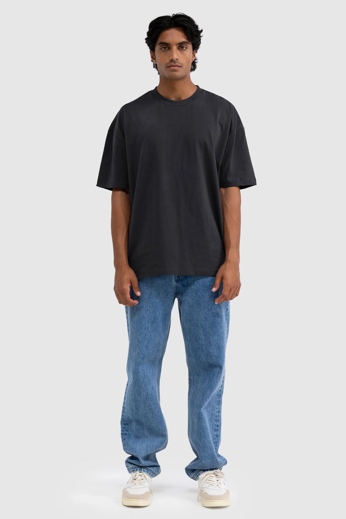 ORTC Tees Henderson Box Fit T Shirt - Washed Black